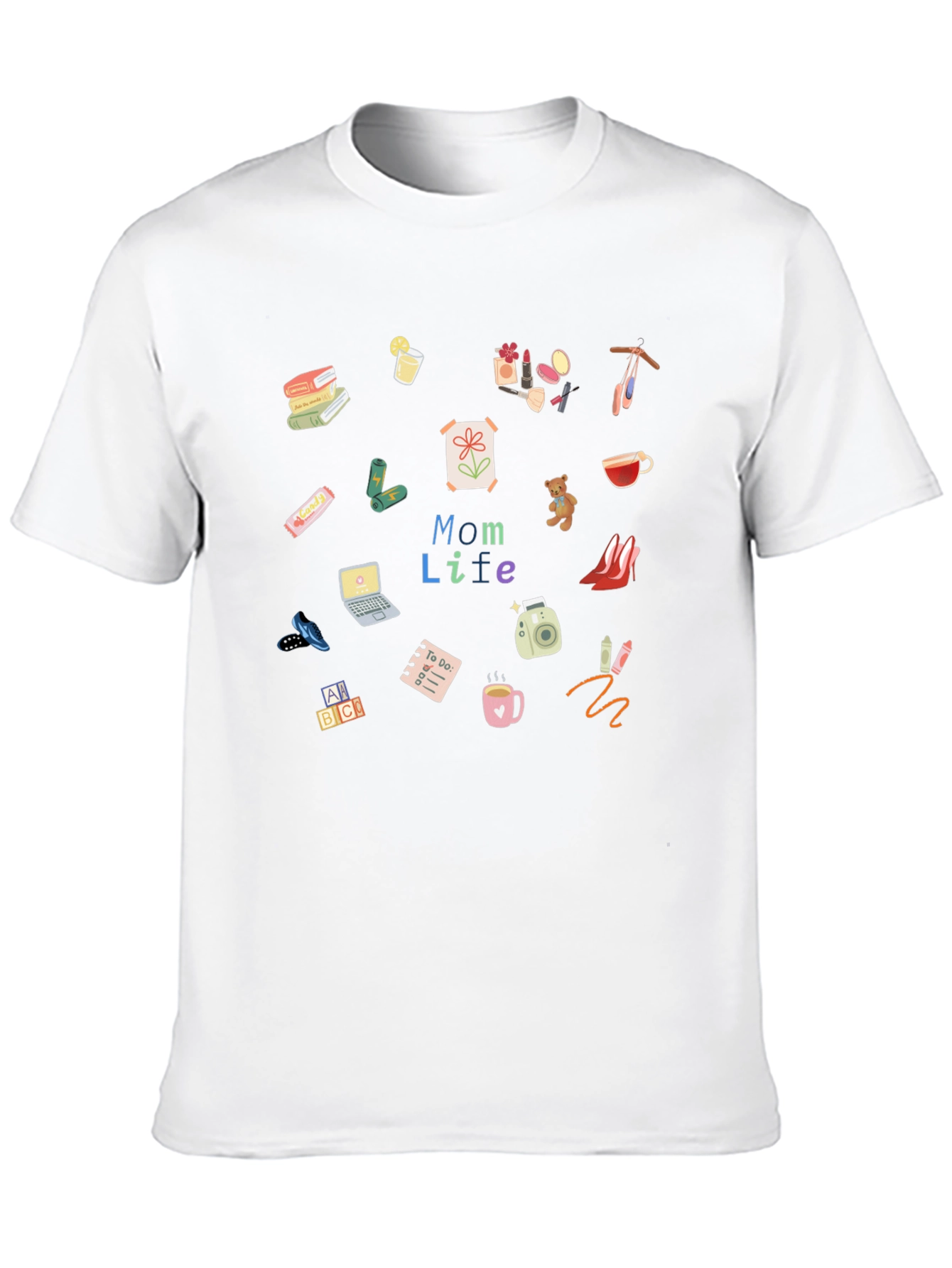 Stylish Mom Life Graphic T-Shirt