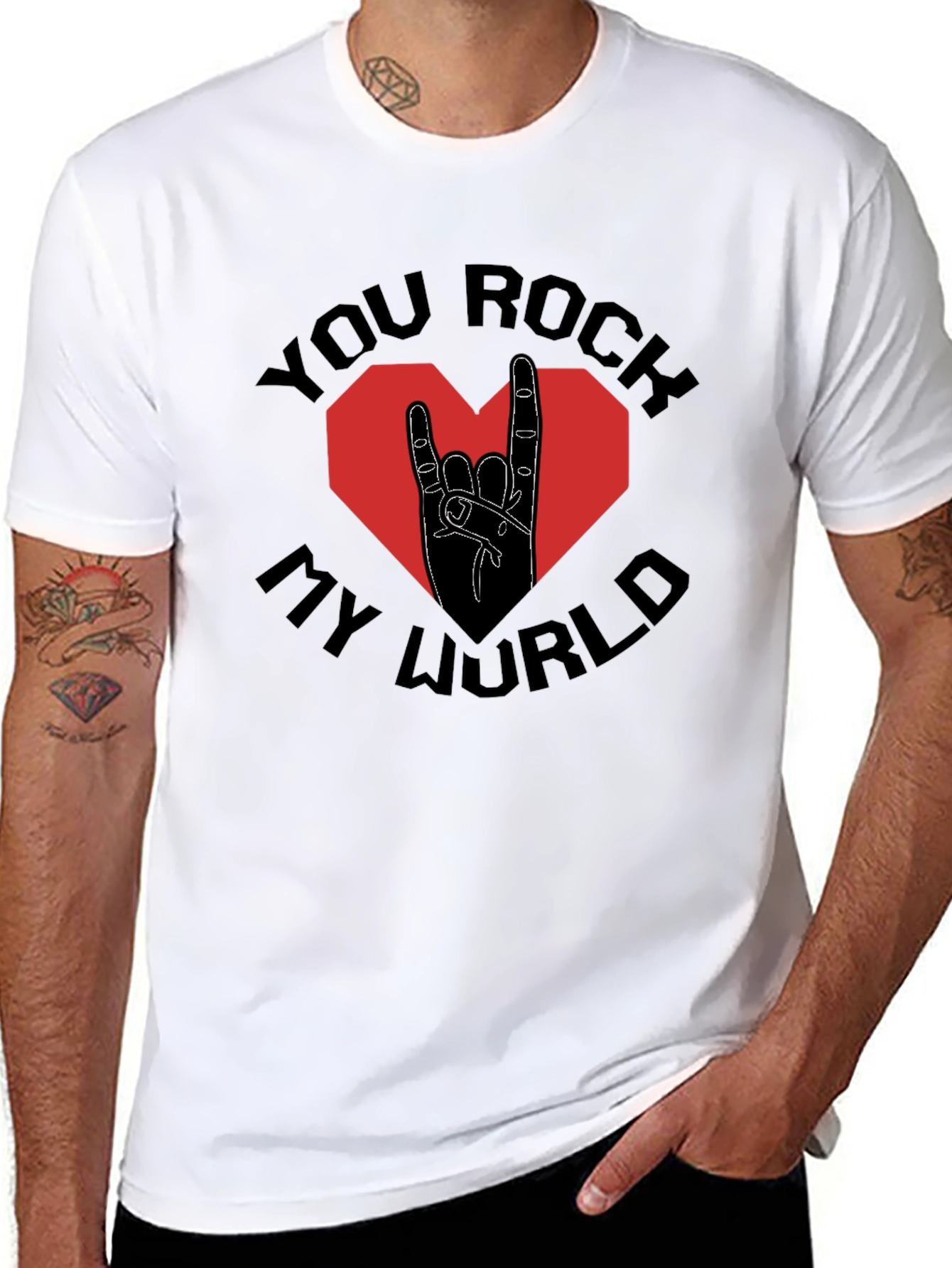 You Rock My World Graphic T-Shirt