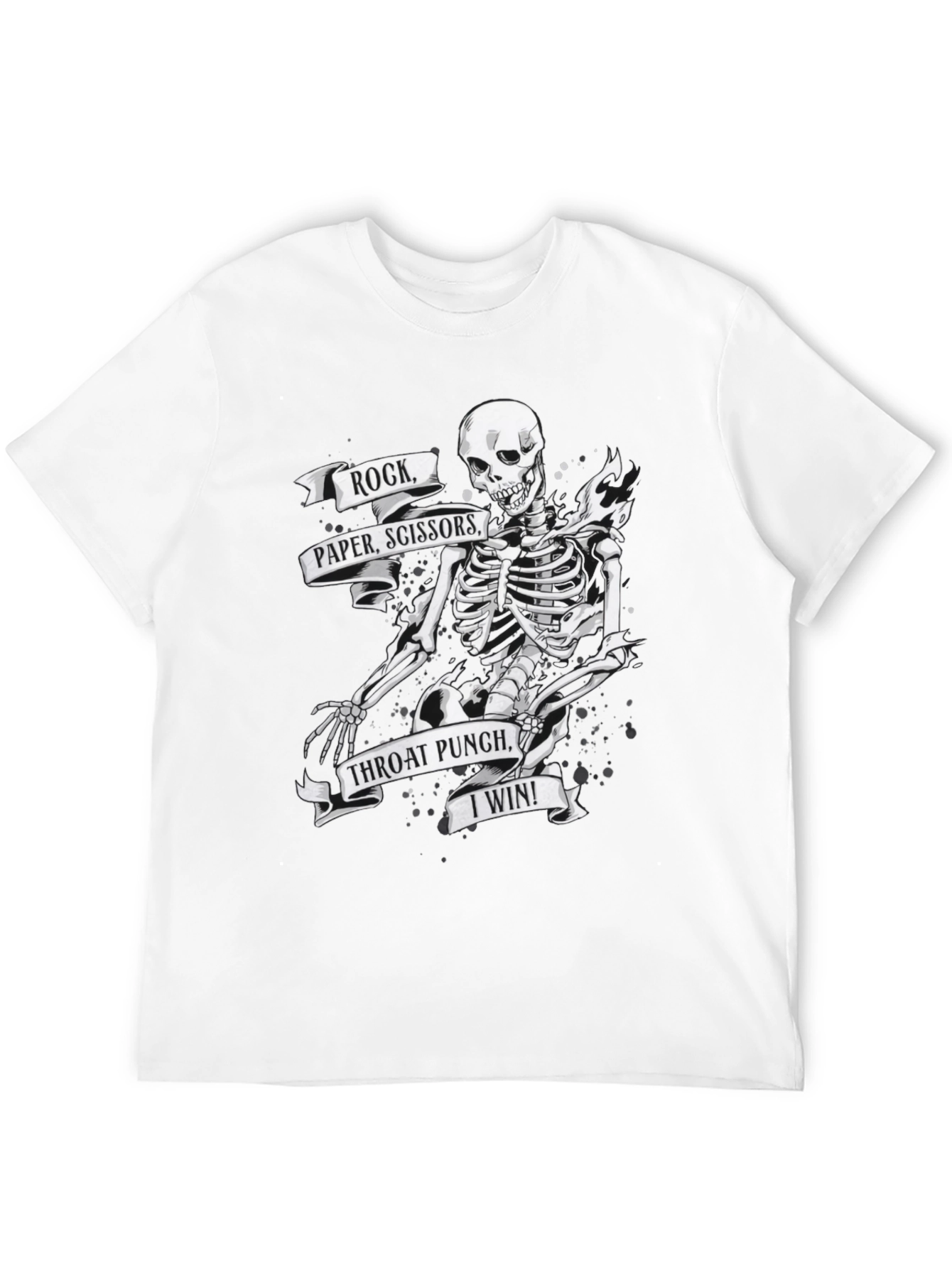 Rock Paper Scissors Throat Punch T-Shirt