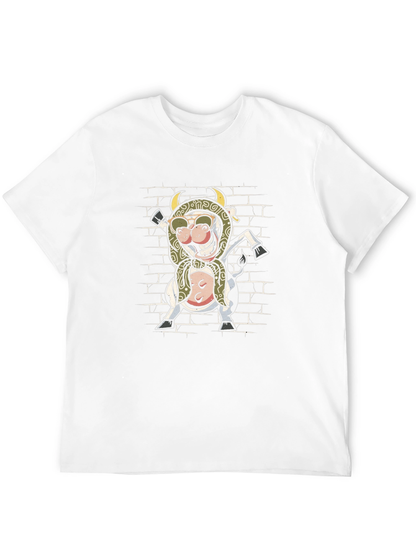 Funny Babushka Cow T-Shirt