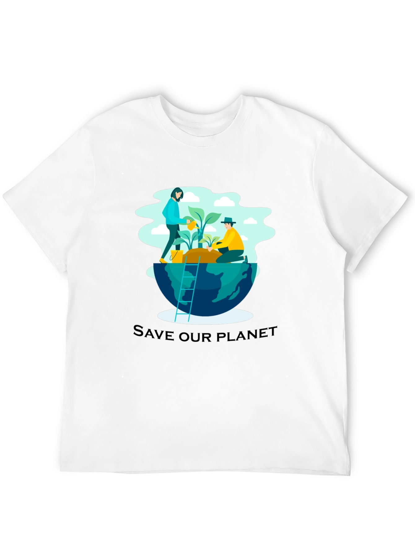 Eco-Friendly Save Our Planet Graphic T-Shirt