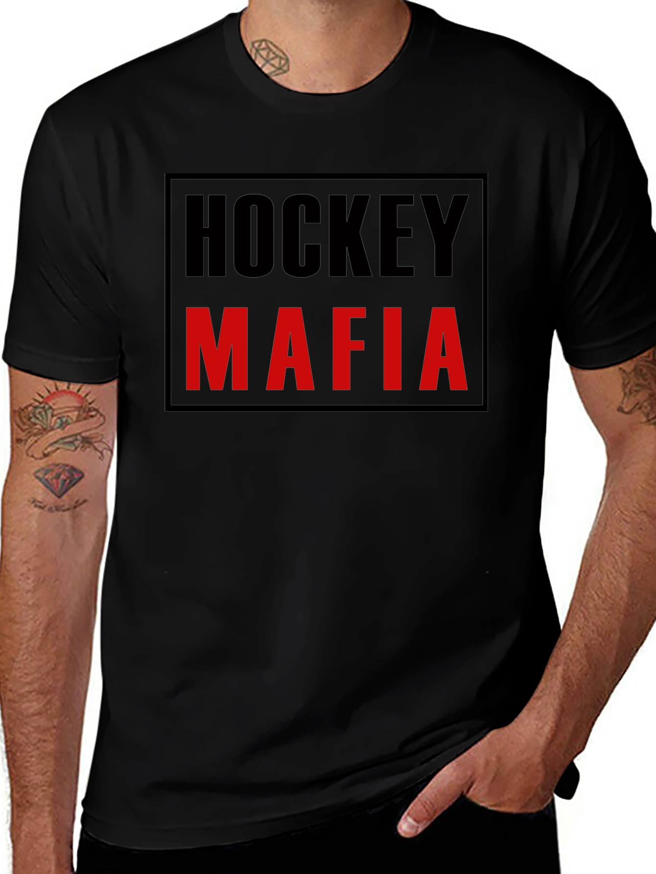 Hockey Mafia Black T-Shirt