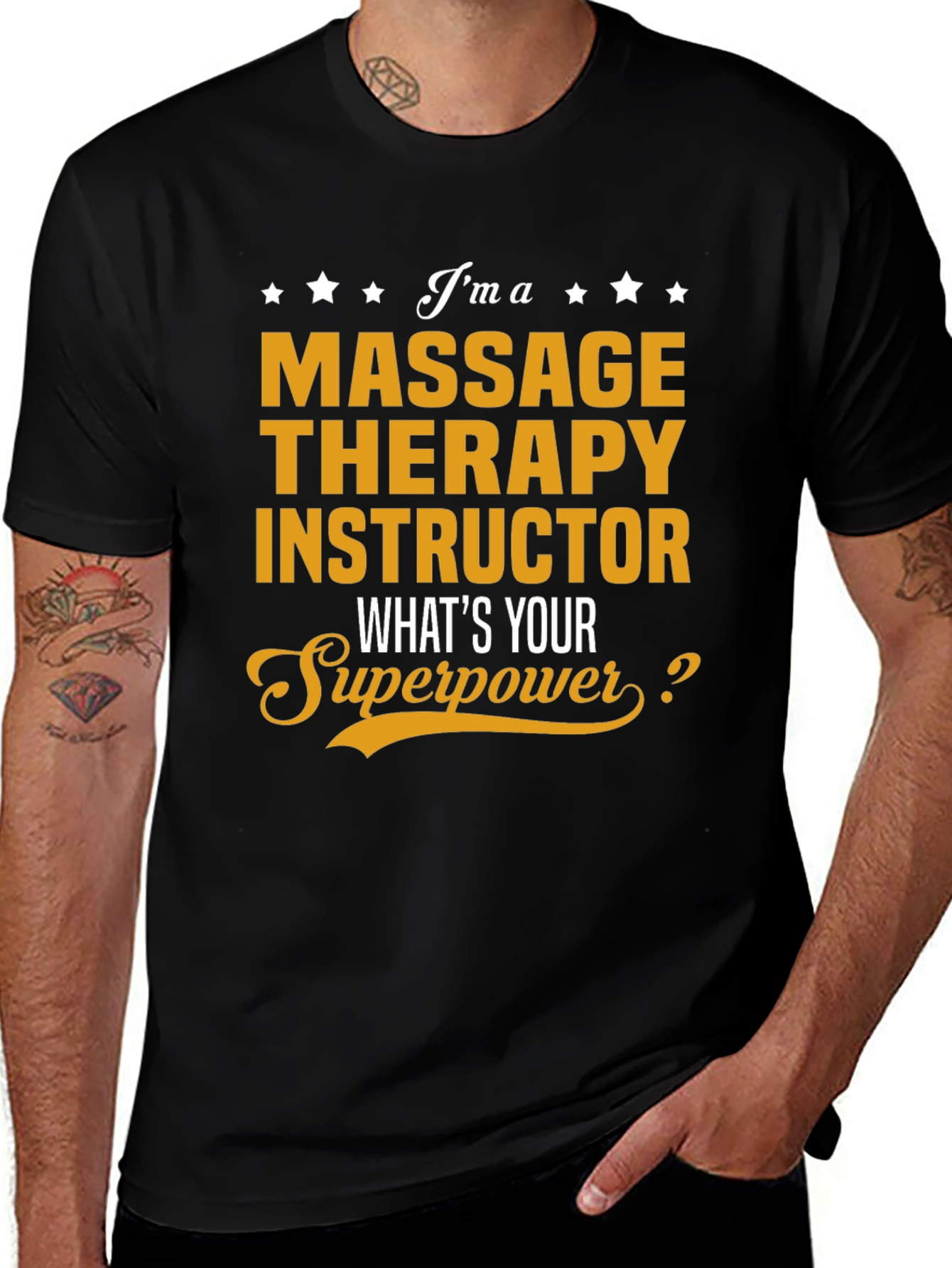 Massage Therapy Instructor Superpower T-Shirt