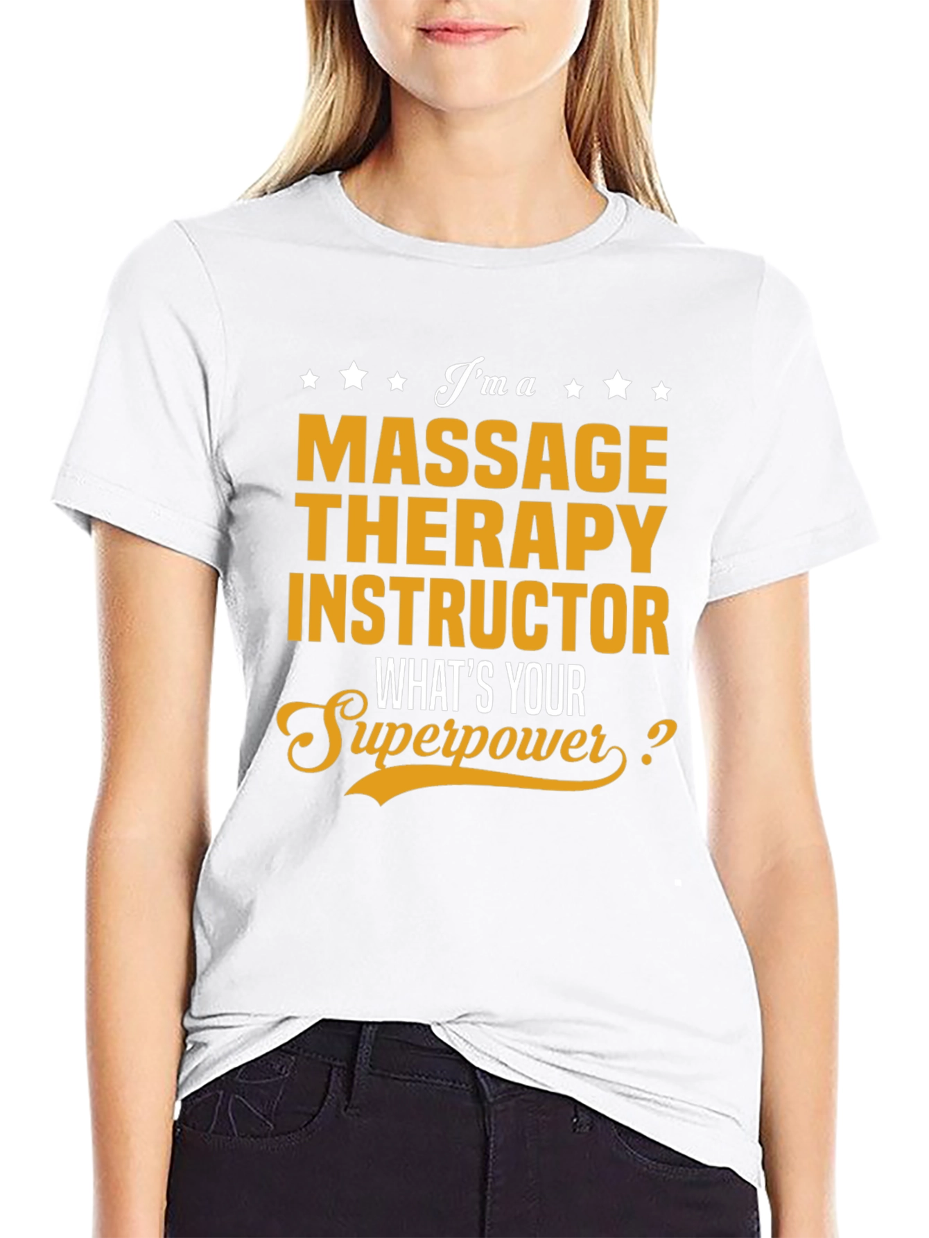 Massage Therapy Instructor Superpower T-Shirt
