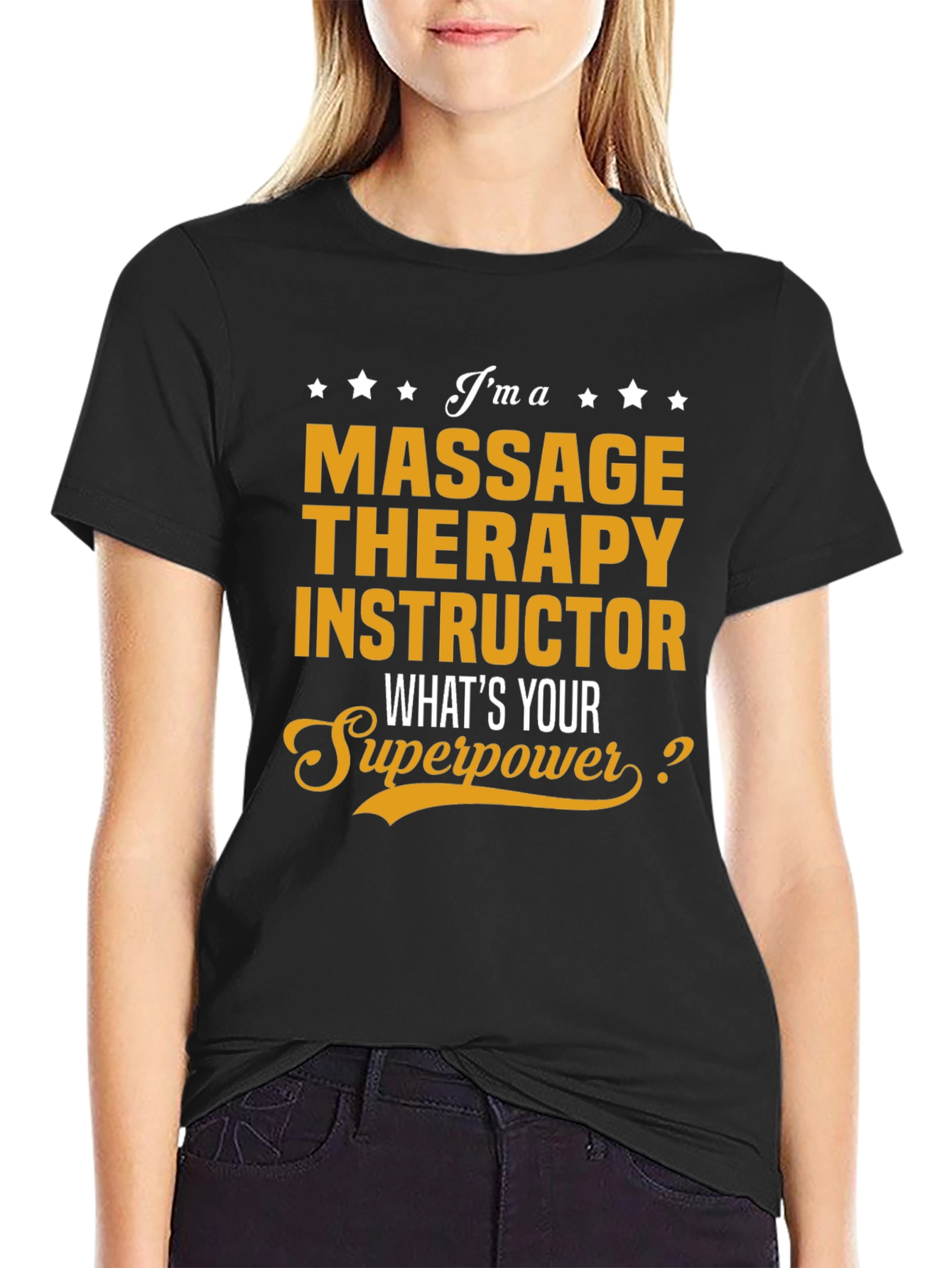 Massage Therapy Instructor Superpower T-Shirt