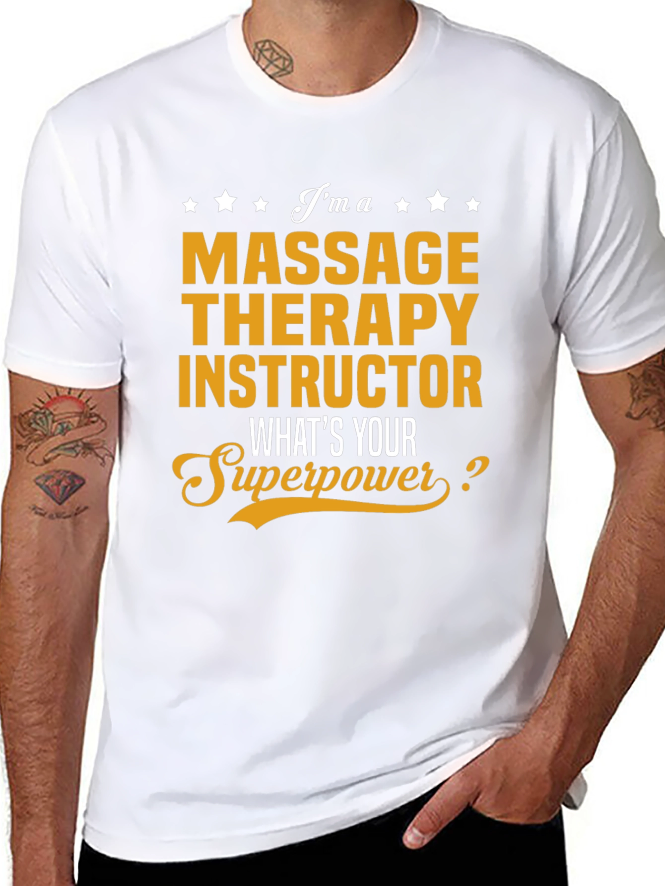 Massage Therapy Instructor Superpower T-Shirt