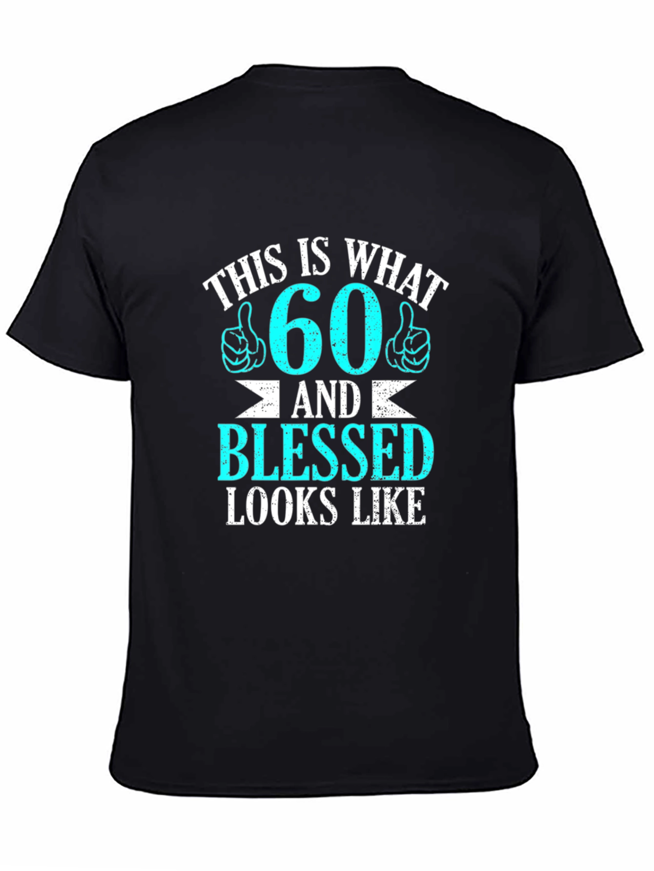 60 & Blessed Graphic T-Shirt