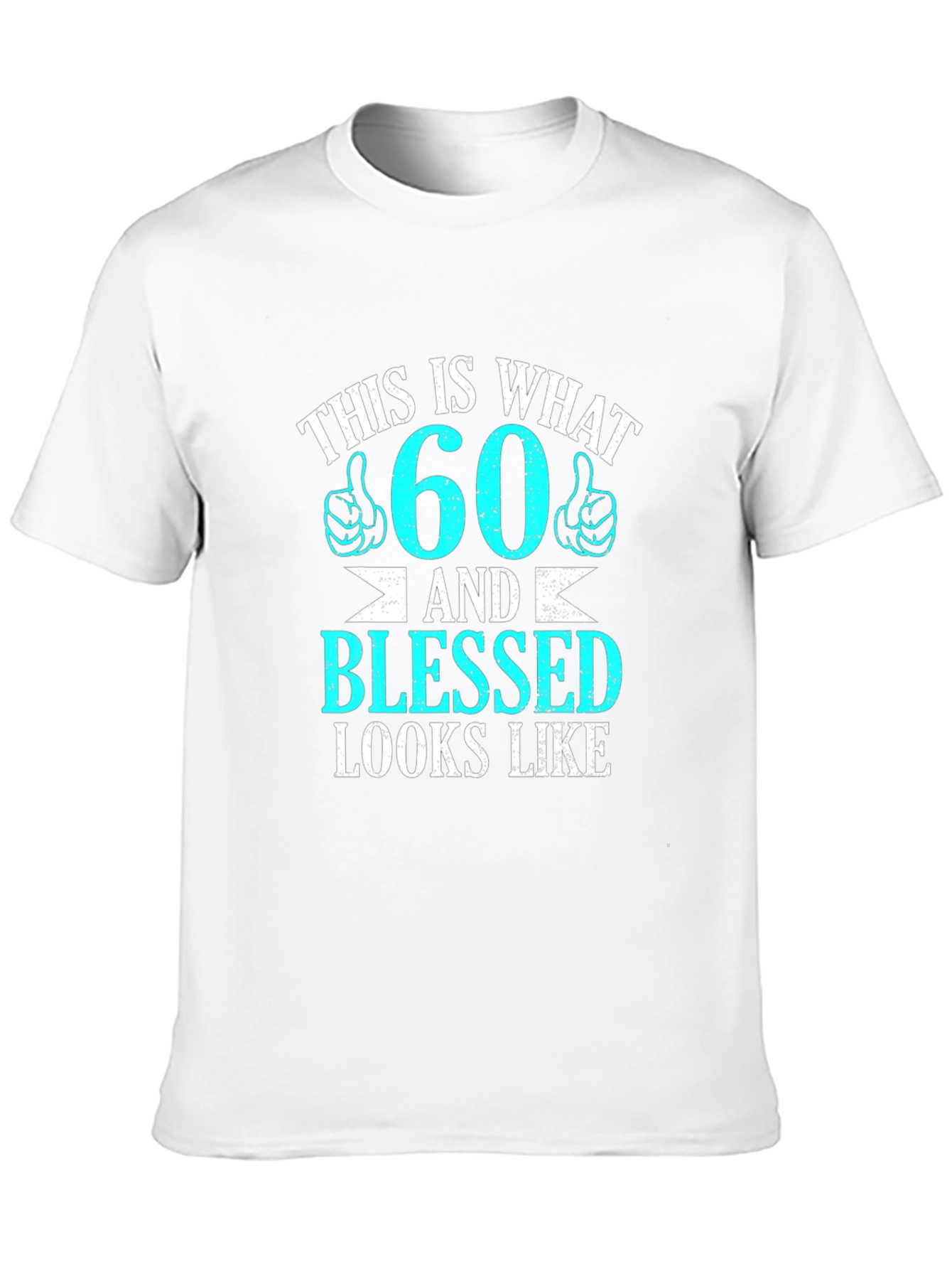 60 & Blessed Graphic T-Shirt