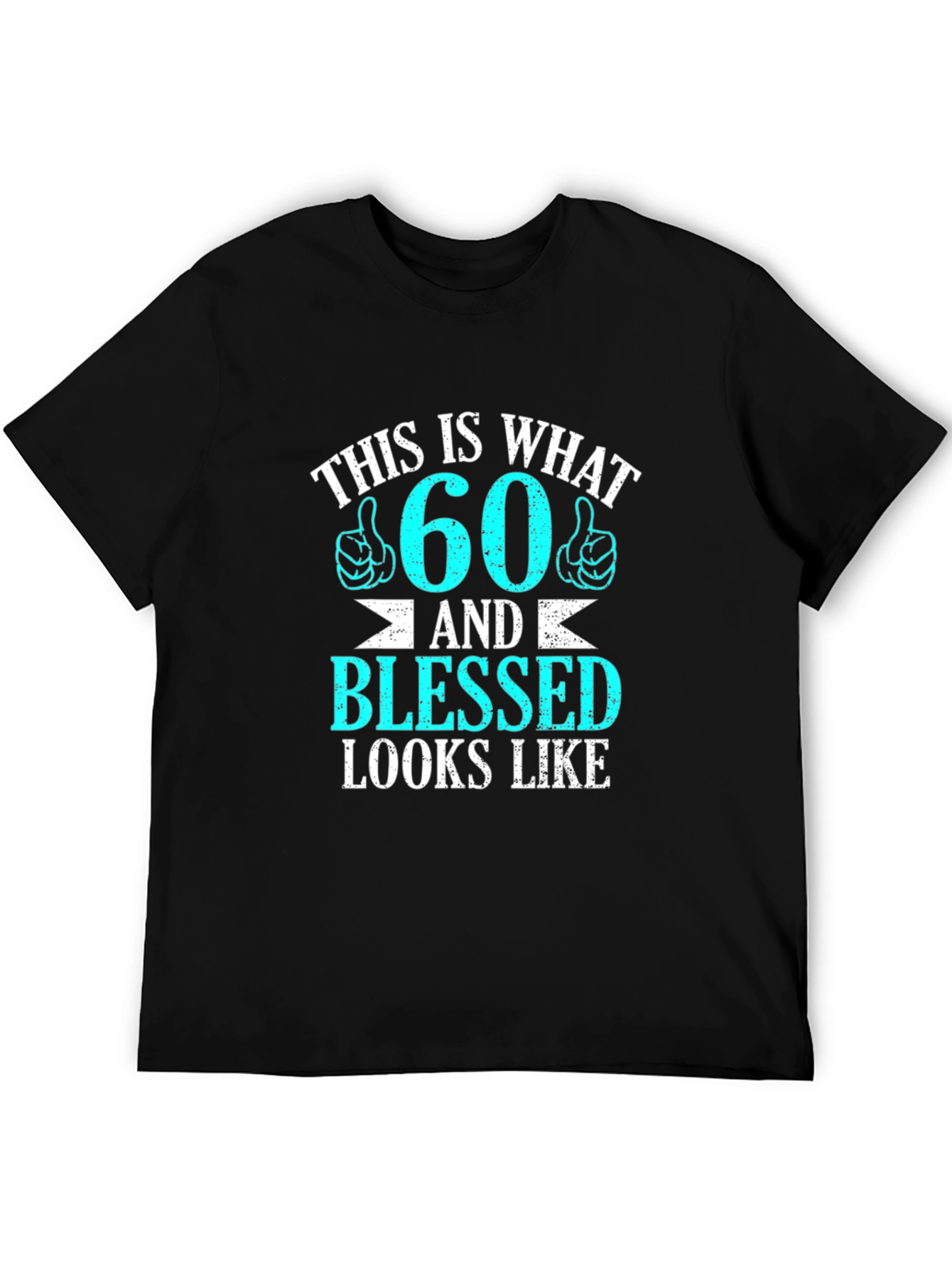 60 & Blessed Graphic T-Shirt