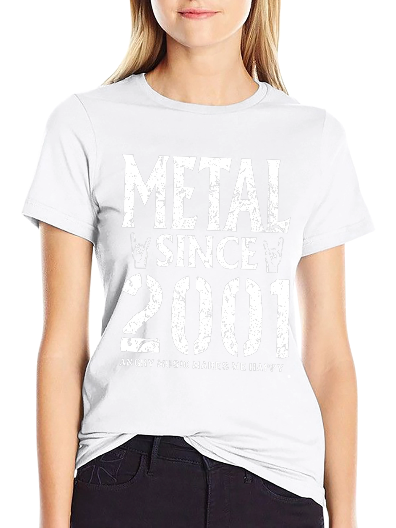 Metal Since 2001 Black Graphic T-Shirt