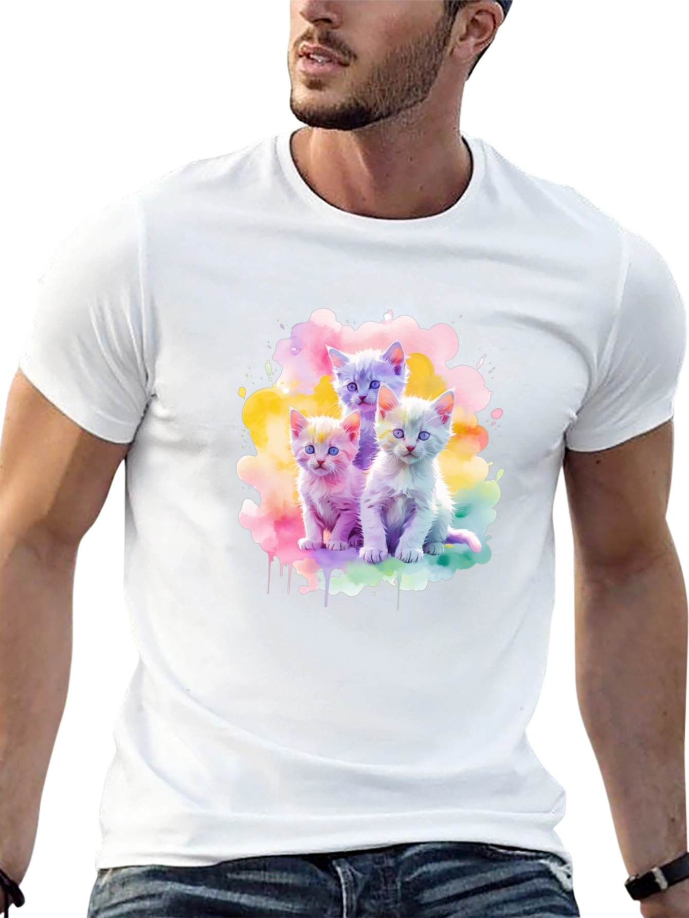 Watercolor Kittens T-Shirt