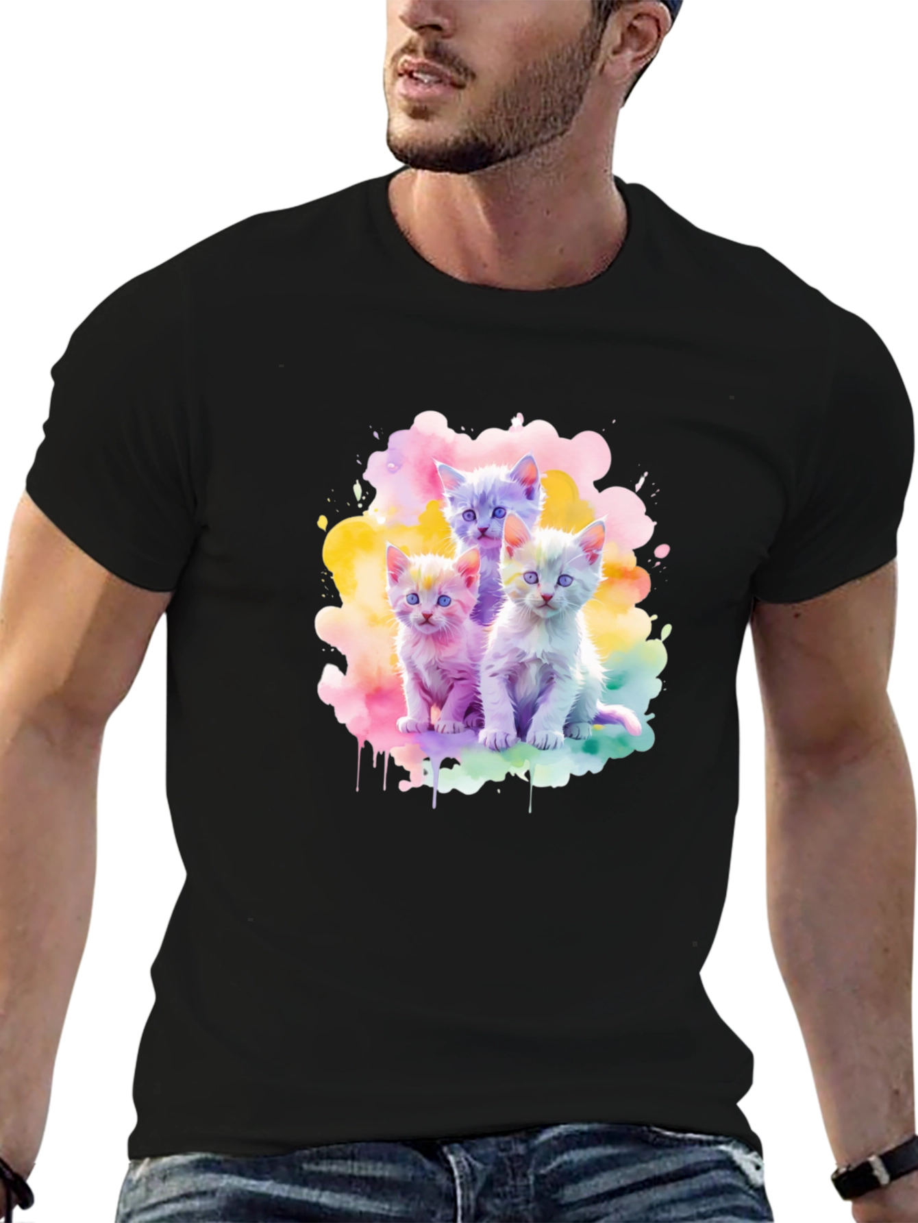 Watercolor Kittens T-Shirt