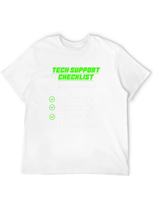 Tech Support Checklist T-Shirt