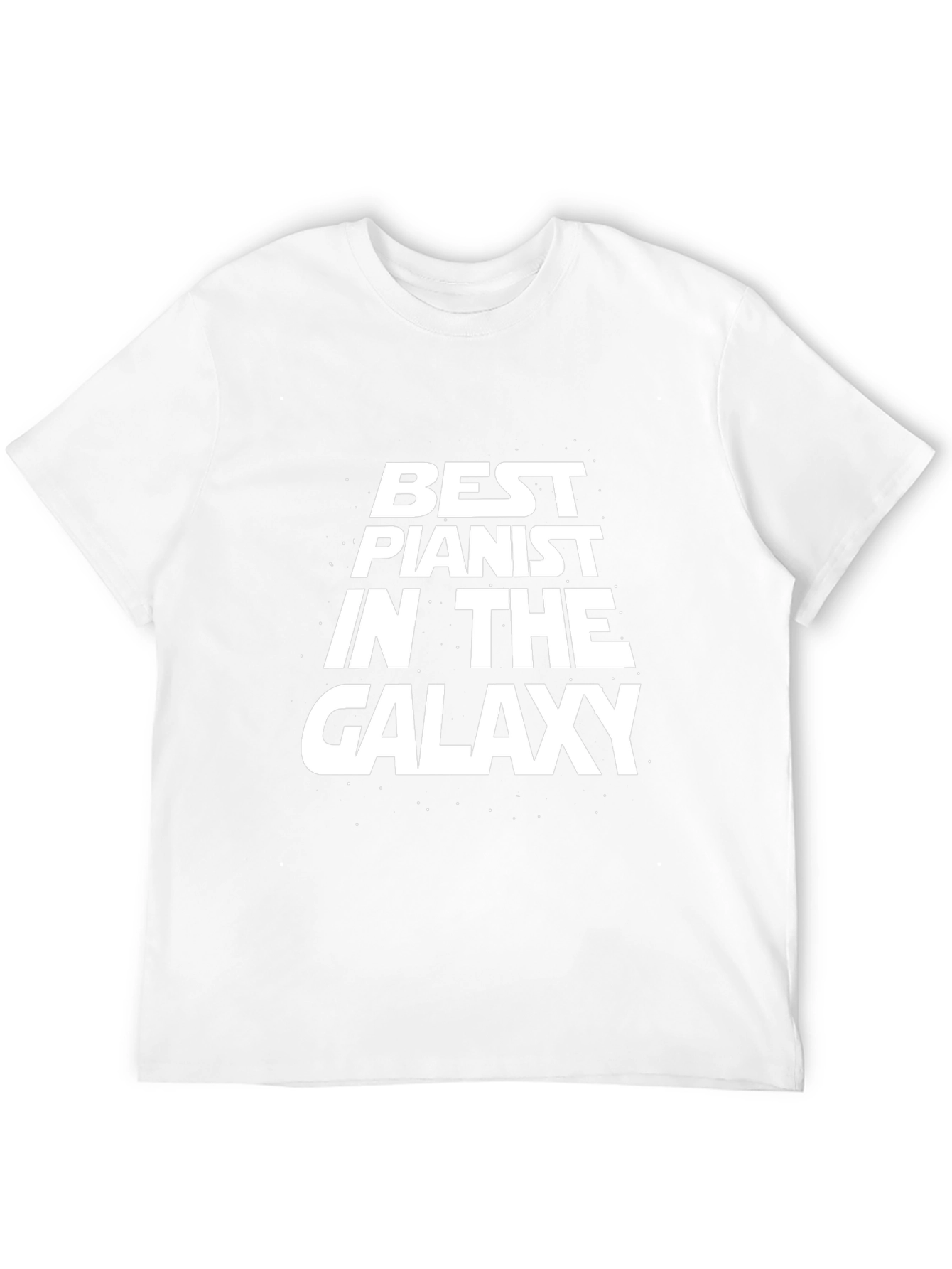 Best Pianist in the Galaxy Black T-Shirt