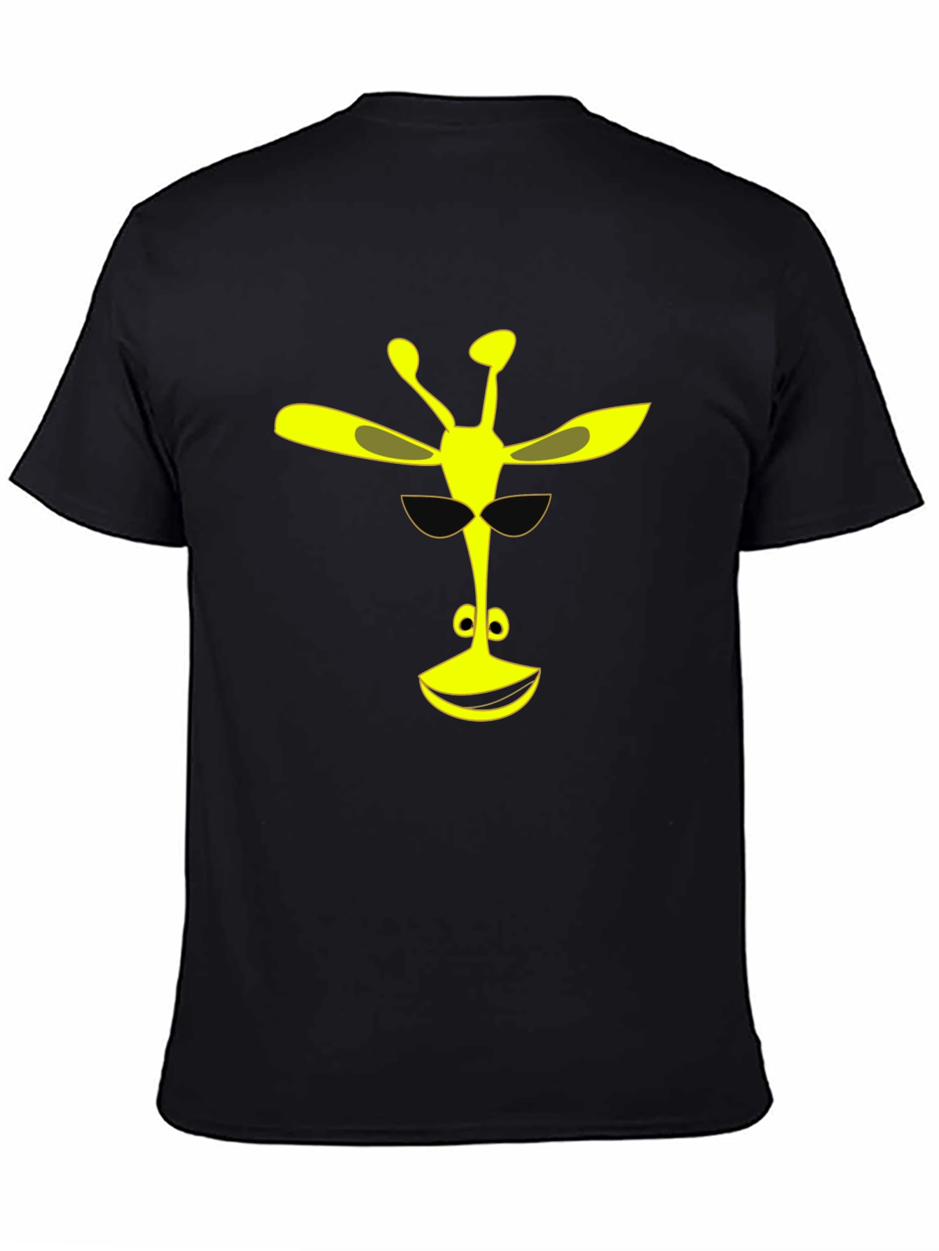 Cool Giraffe Black T-Shirt
