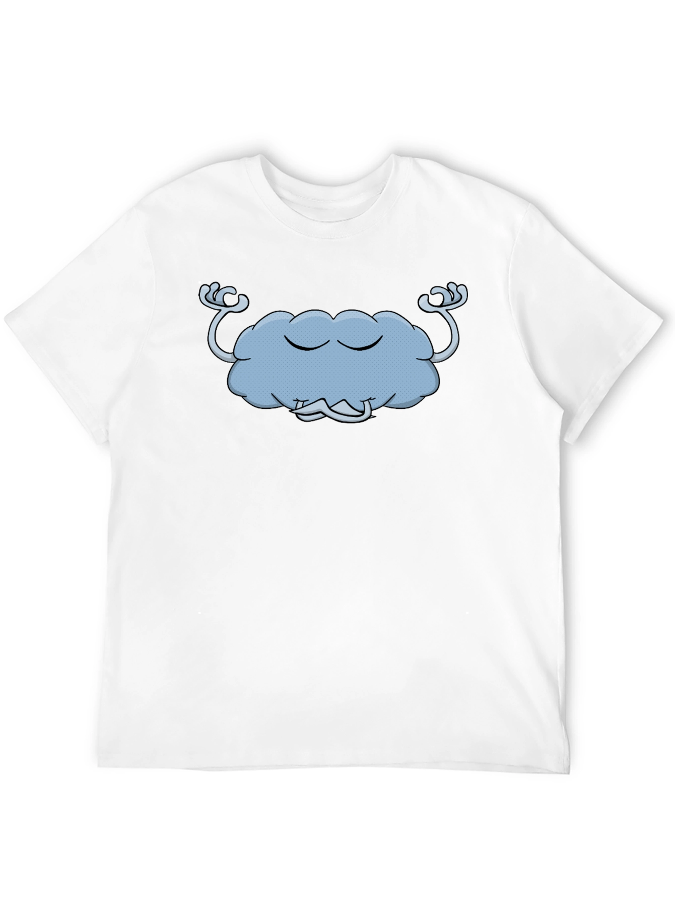 Zen Cloud Graphic T-Shirt - Black Cotton Tee