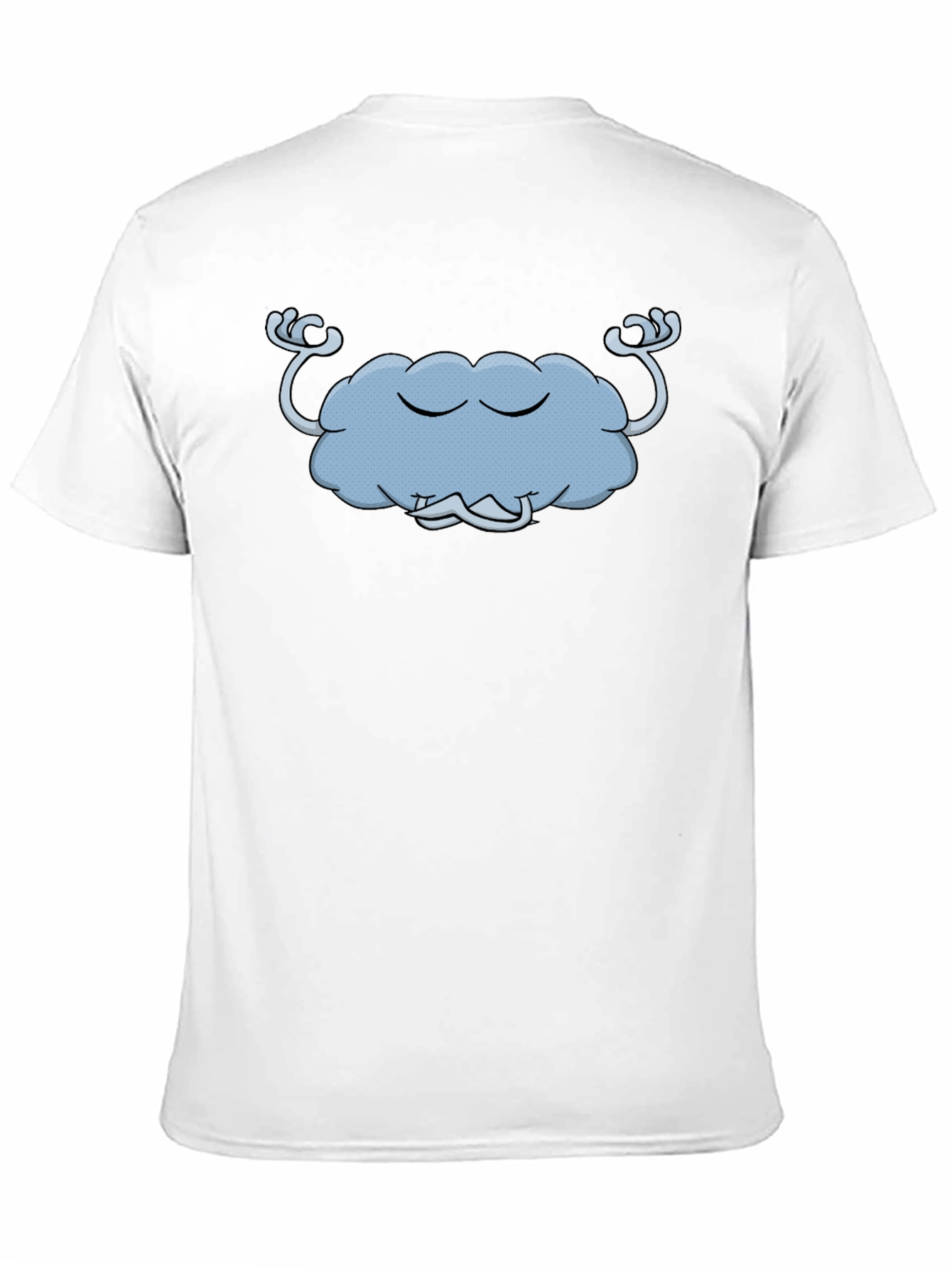 Zen Cloud Graphic T-Shirt - Black Cotton Tee
