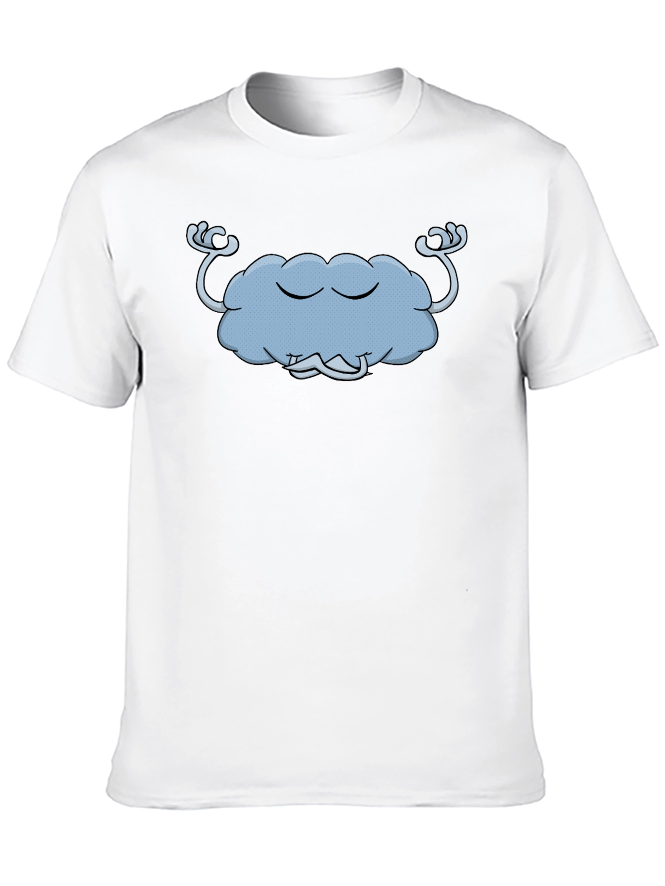 Zen Cloud Graphic T-Shirt - Black Cotton Tee