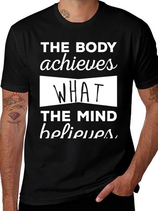 Motivational Graphic T-Shirt - Body & Mind