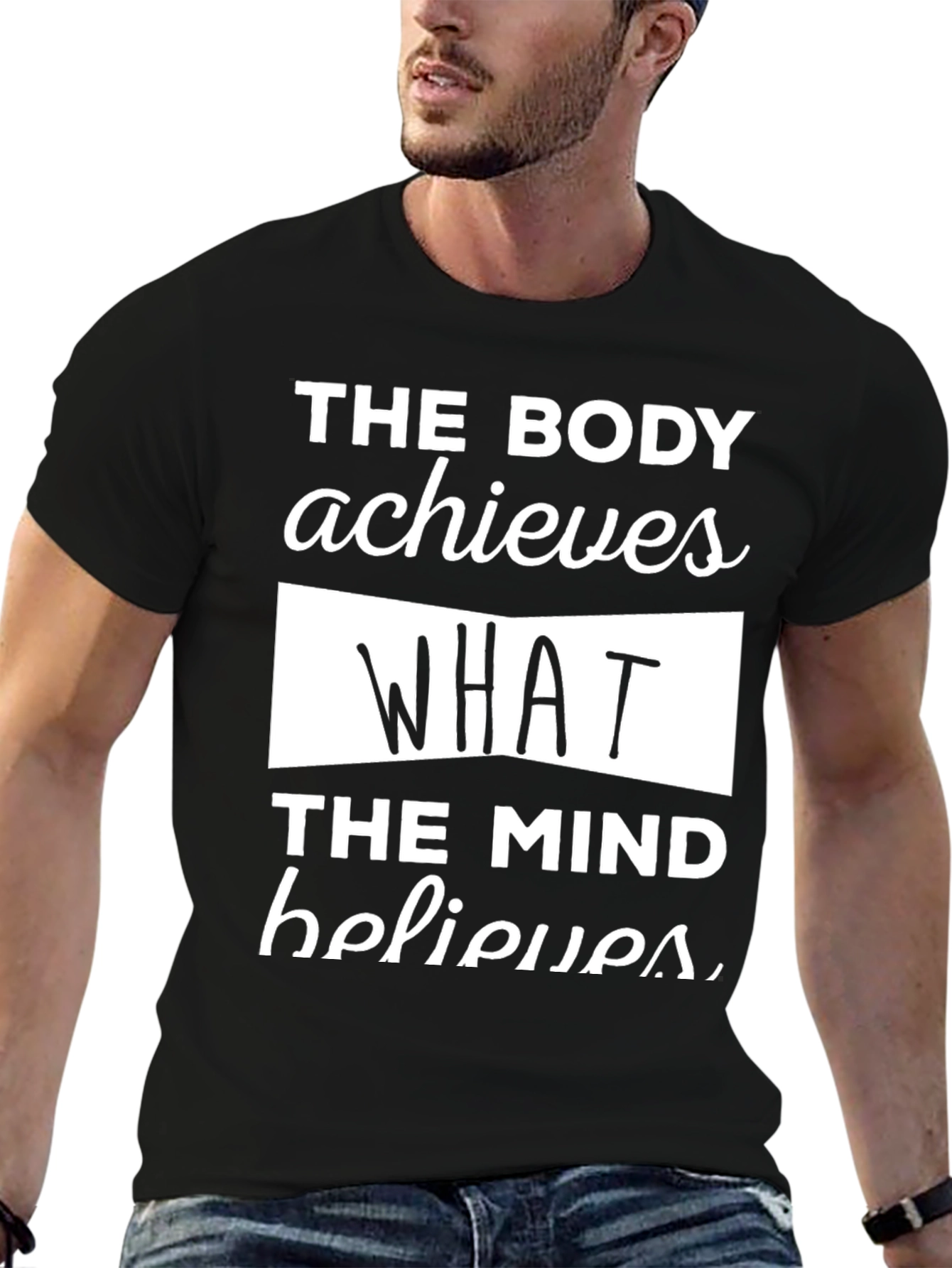 Motivational Graphic T-Shirt - Body & Mind