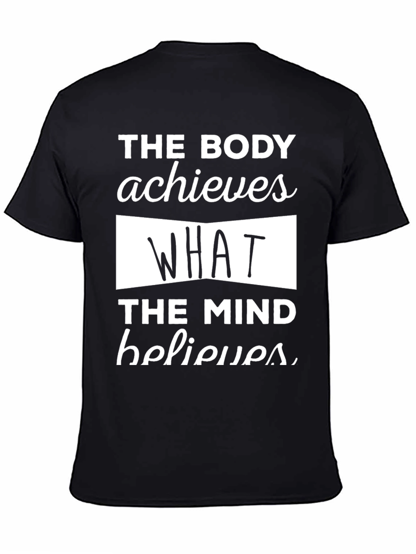 Motivational Graphic T-Shirt - Body & Mind