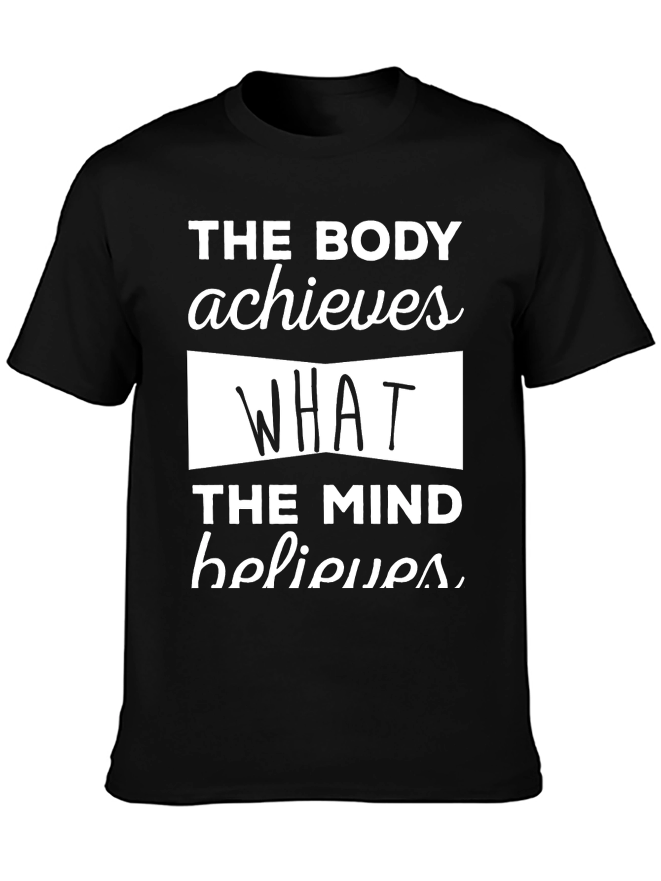 Motivational Graphic T-Shirt - Body & Mind