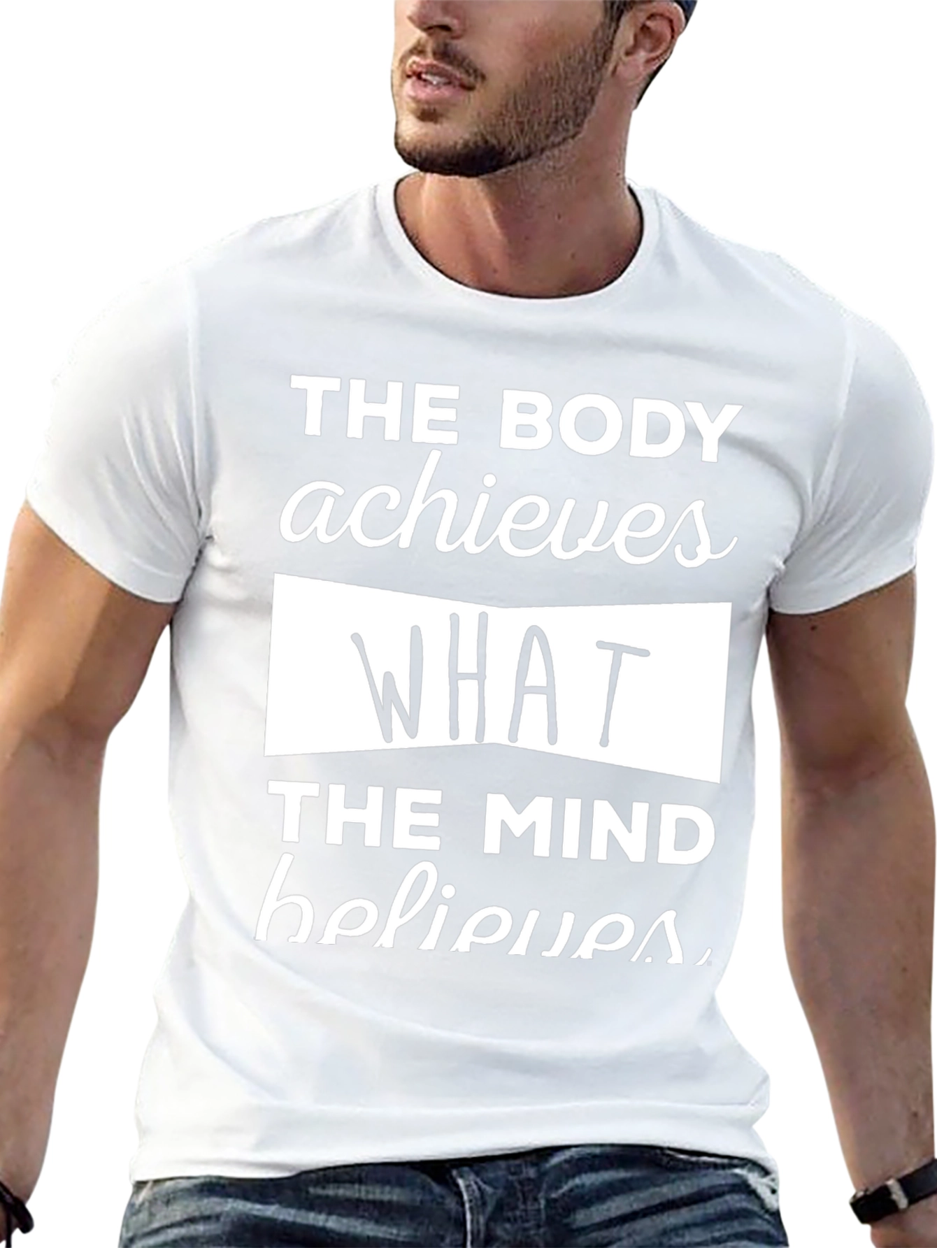 Motivational Graphic T-Shirt - Body & Mind