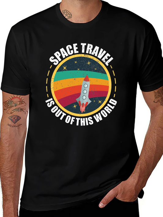 Space Travel T-Shirt - Out of This World Retro Design
