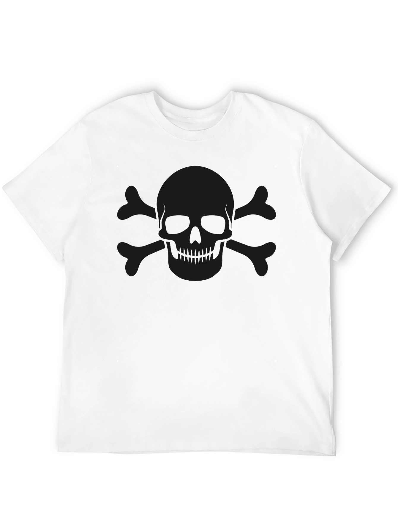 Skull & Crossbones Graphic Black T-Shirt