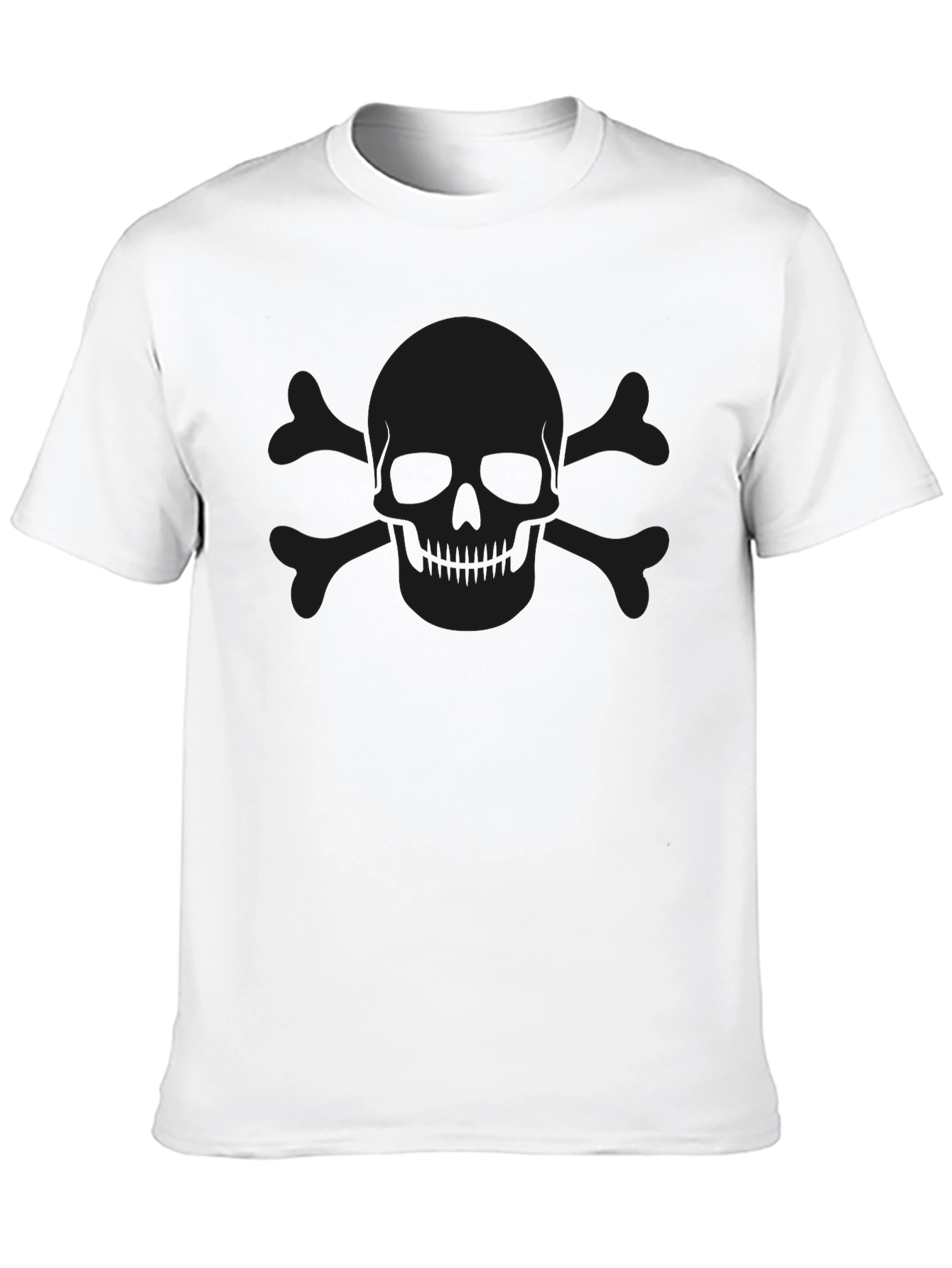 Skull & Crossbones Graphic Black T-Shirt