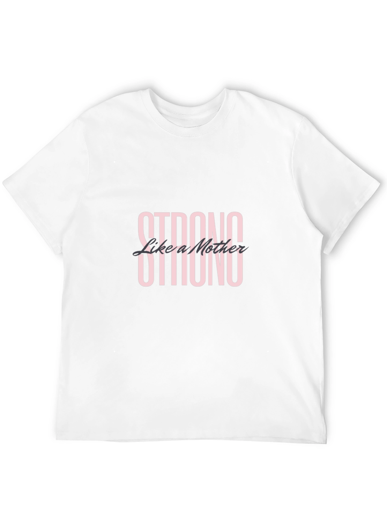 Strong Like a Mother Black Graphic Tee