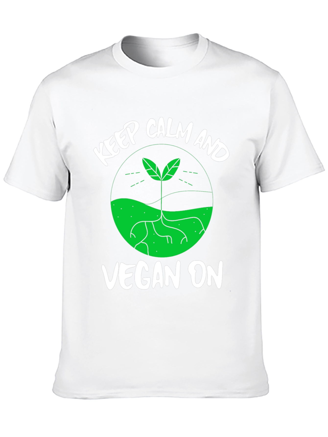 Keep Calm and Vegan On T-Shirt