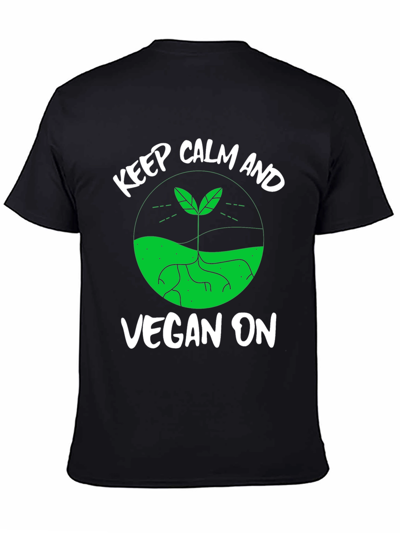 Keep Calm and Vegan On T-Shirt
