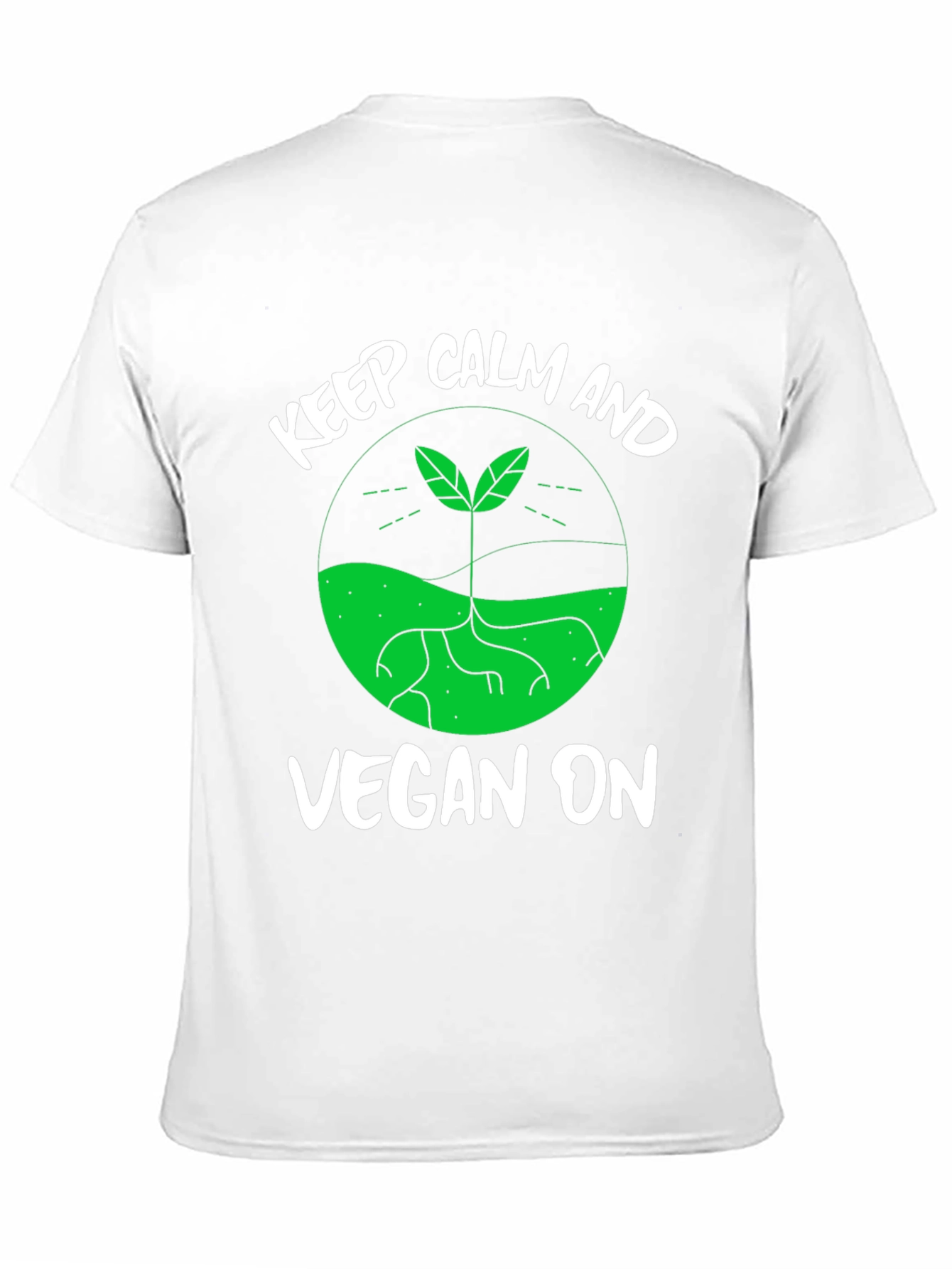 Keep Calm and Vegan On T-Shirt