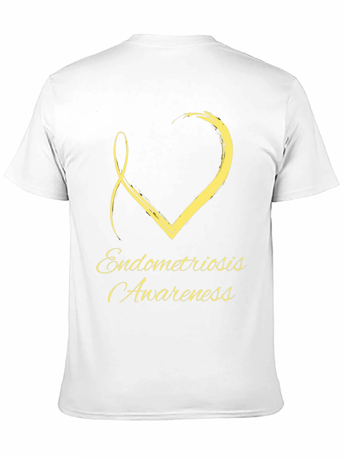 Endometriosis Awareness Ribbon Heart T-Shirt