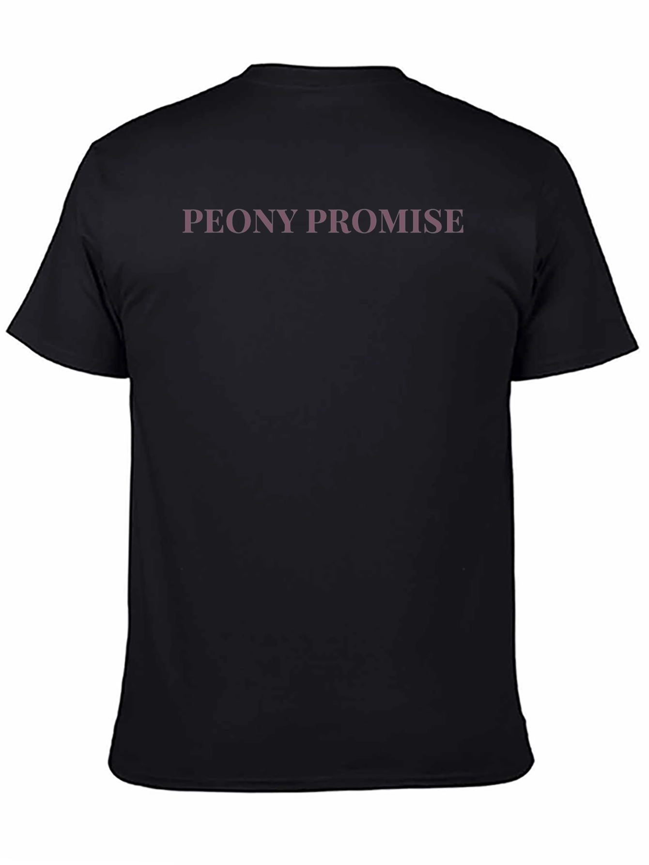 Peony Promise Black Graphic Tee