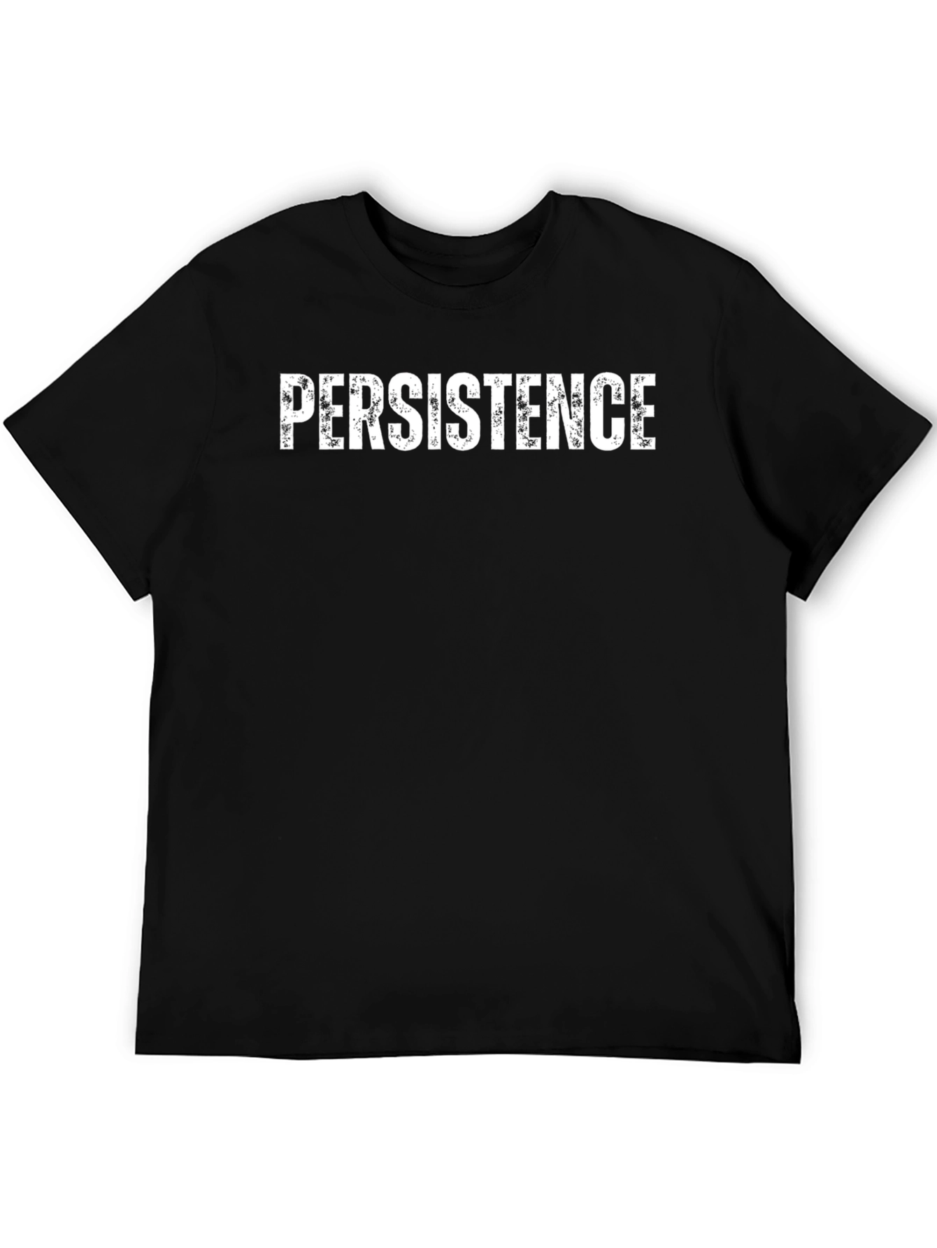 Persistence Black Graphic T-Shirt