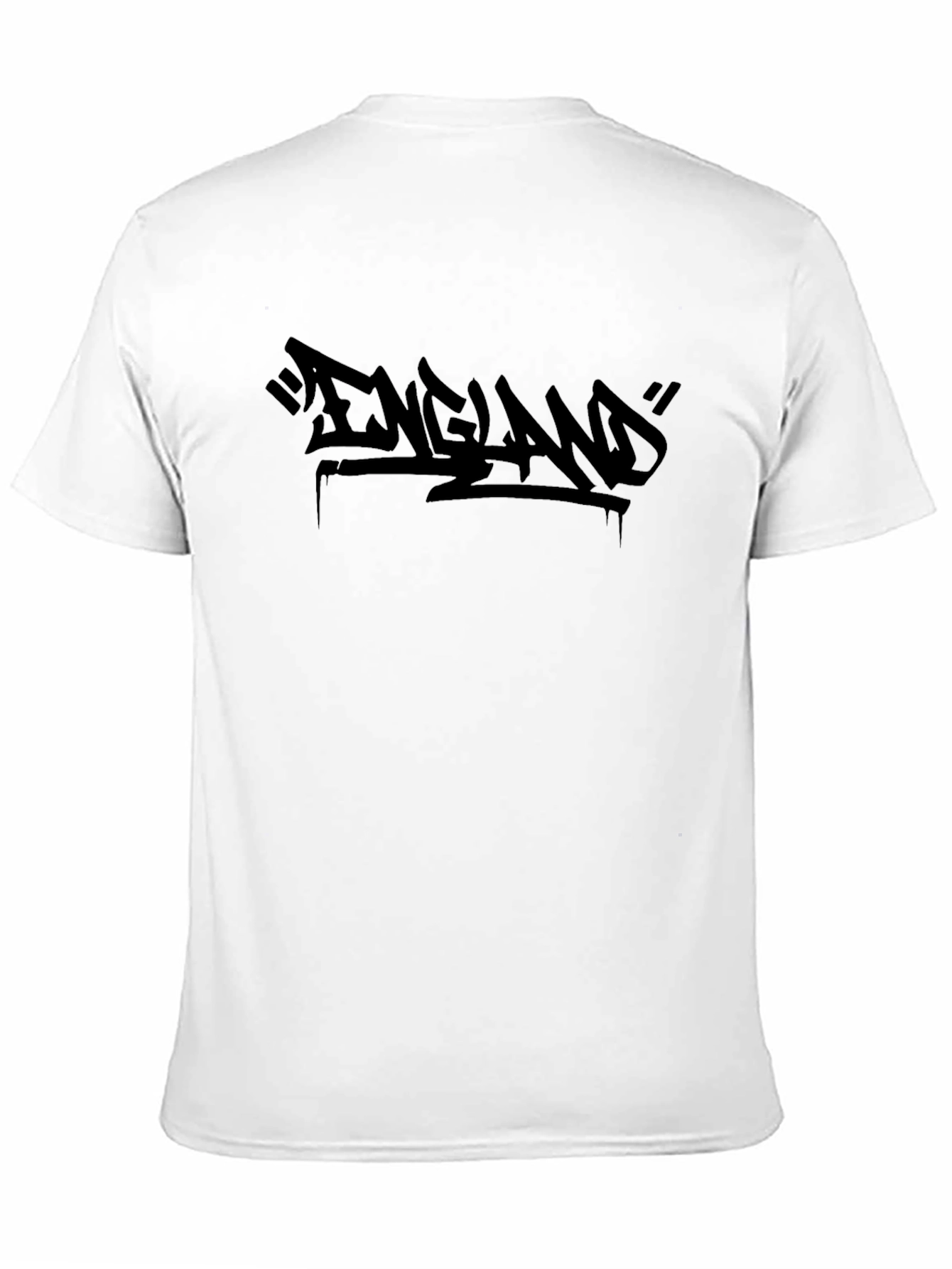 England Graffiti Style T-Shirt - Cool Urban Fashion