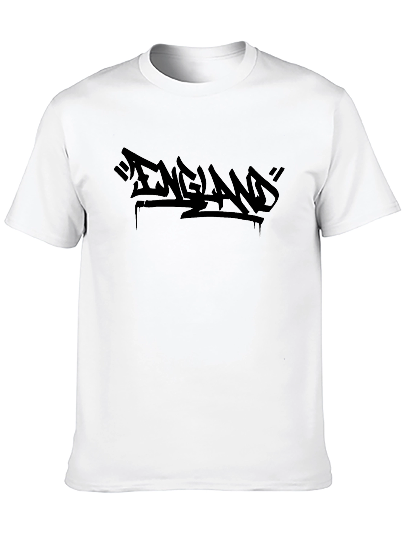 England Graffiti Style T-Shirt - Cool Urban Fashion