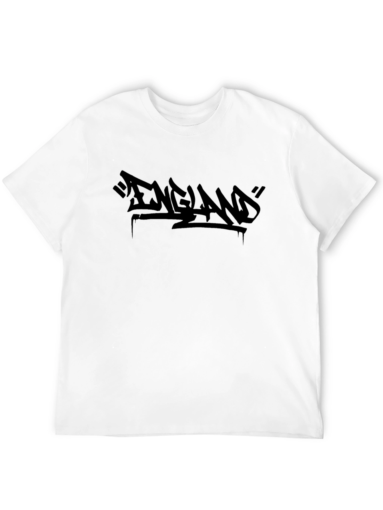 England Graffiti Style T-Shirt - Cool Urban Fashion
