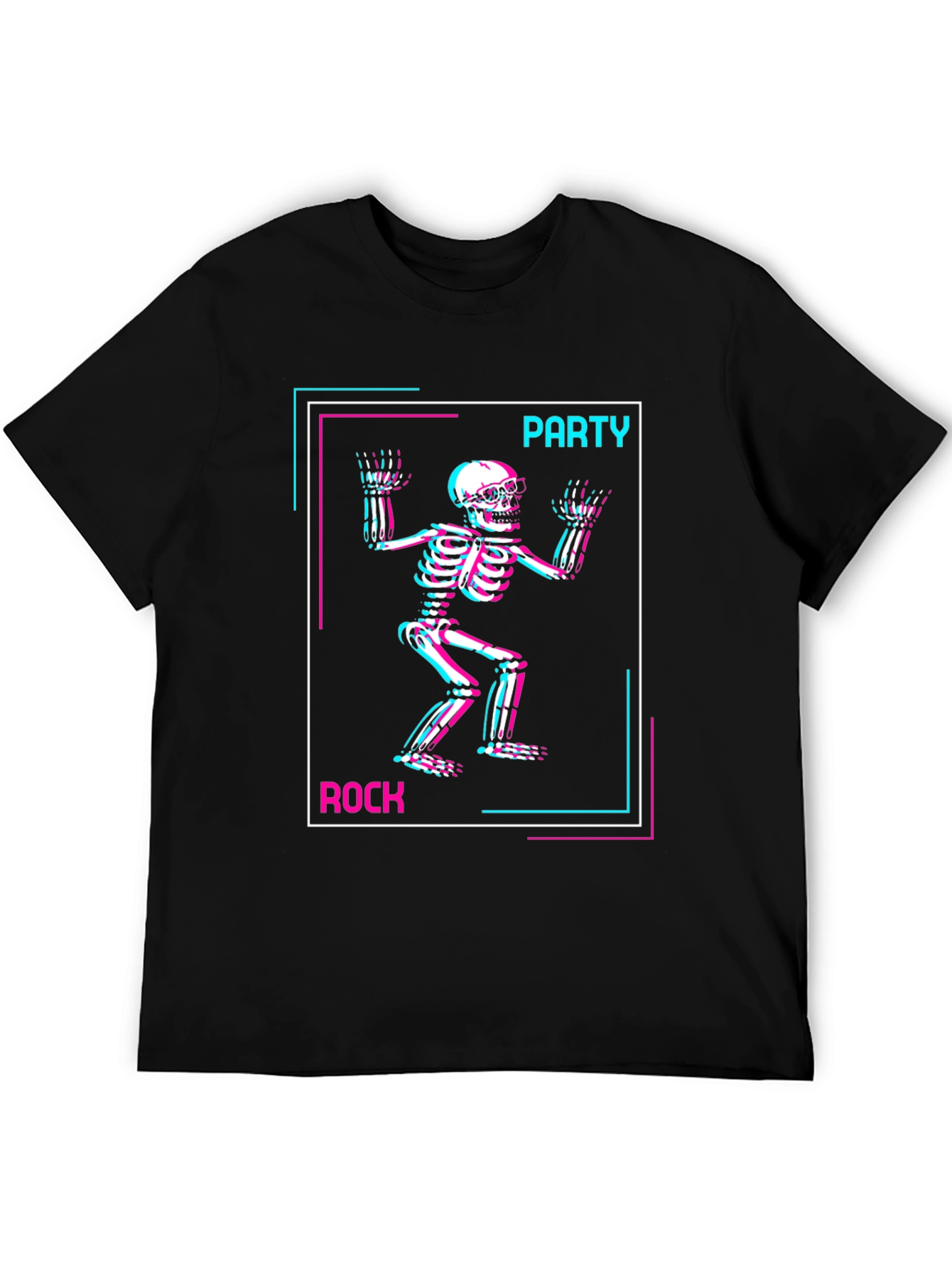 Party Rock Skeleton Graphic T-Shirt