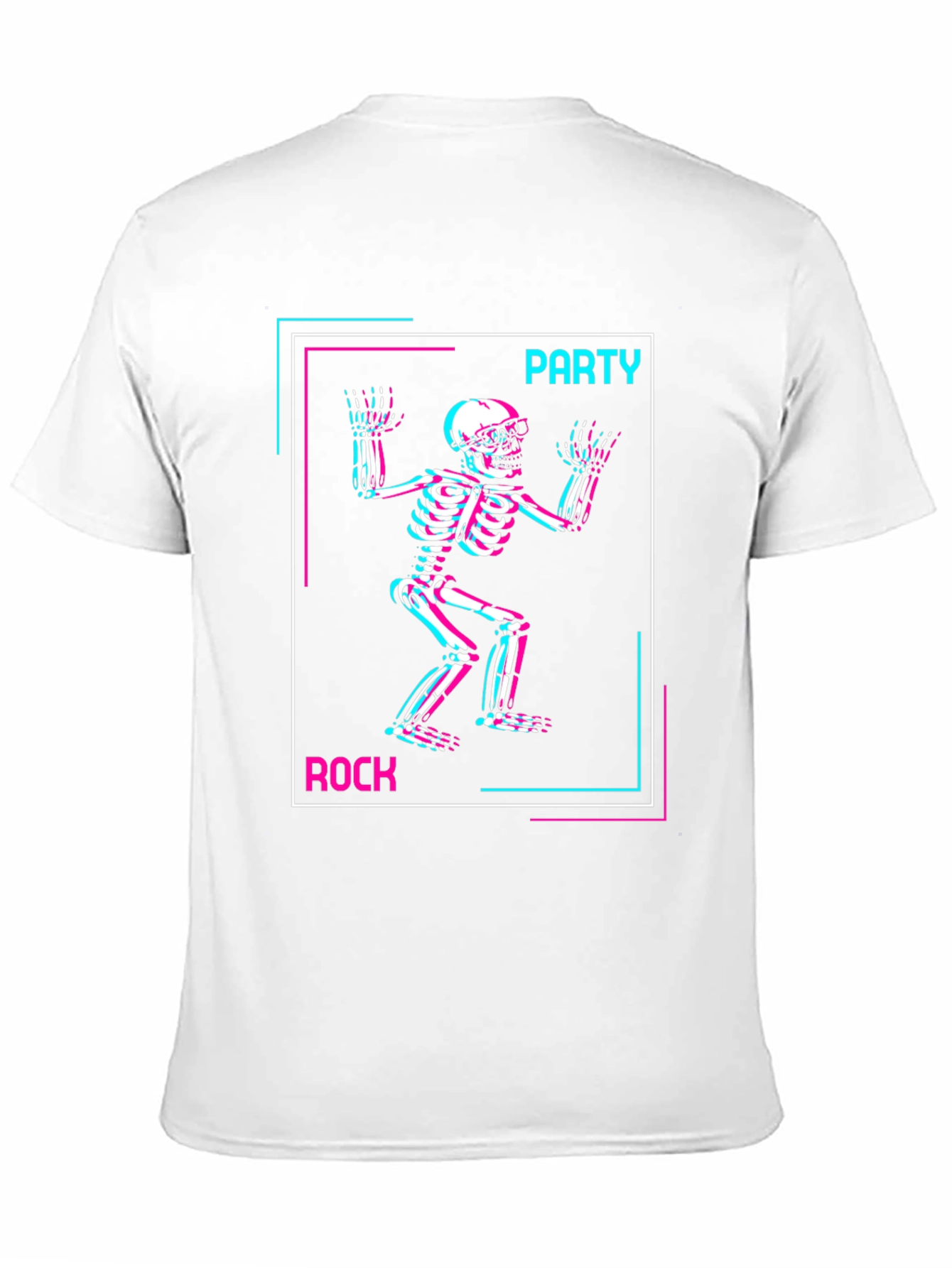 Party Rock Skeleton Graphic T-Shirt