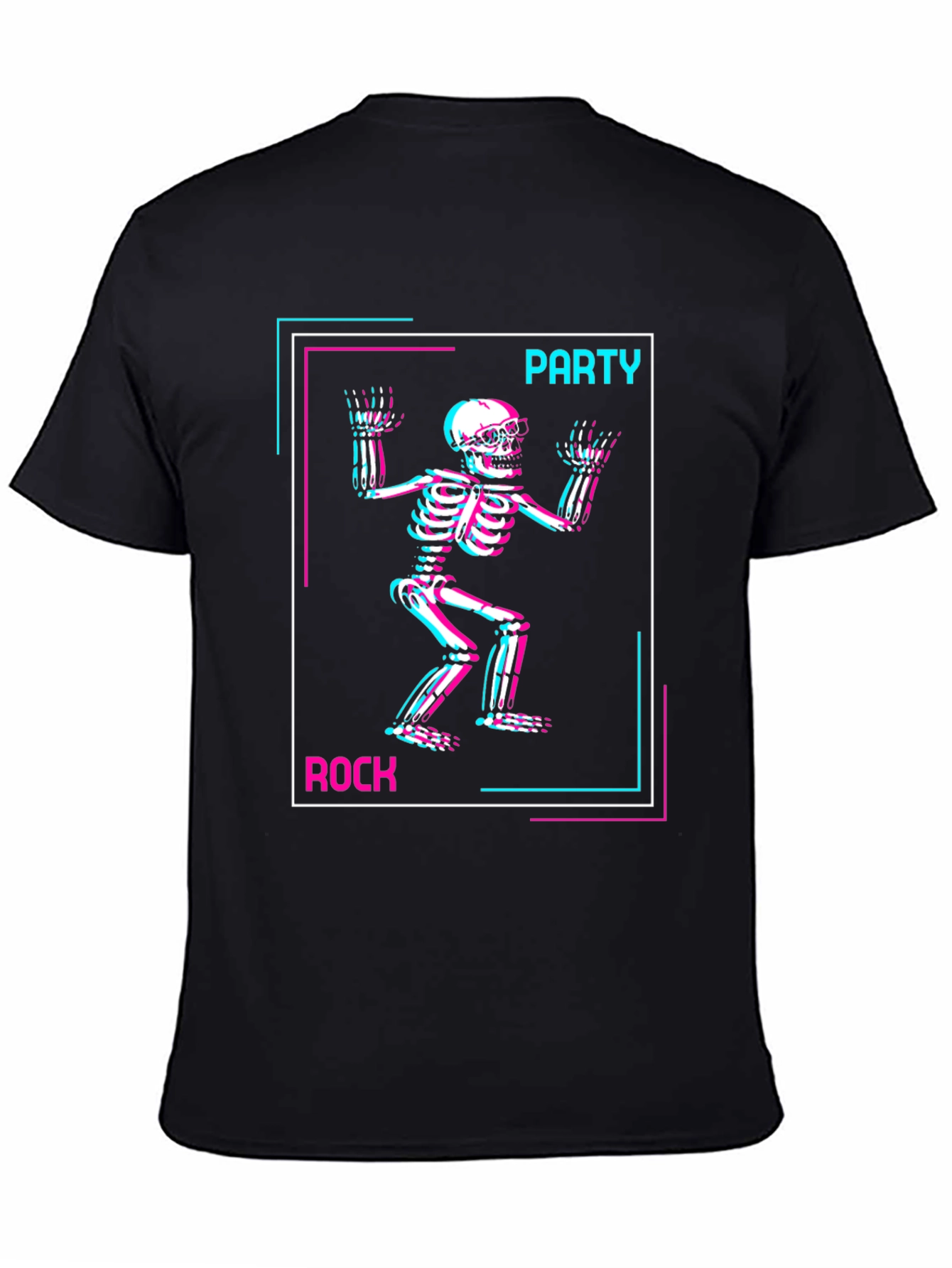 Party Rock Skeleton Graphic T-Shirt