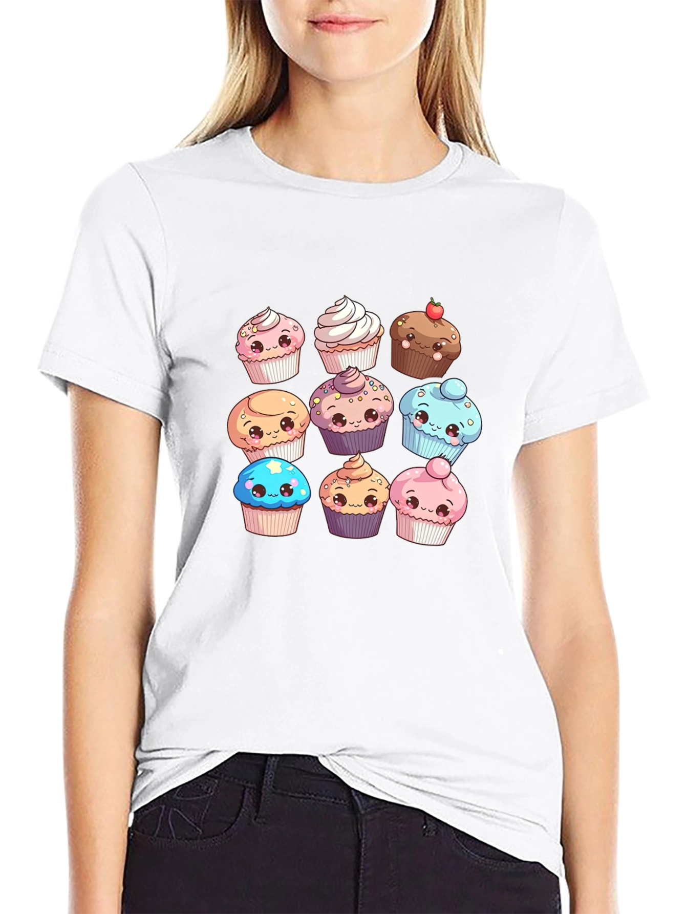 Kawaii Cupcake T-Shirt