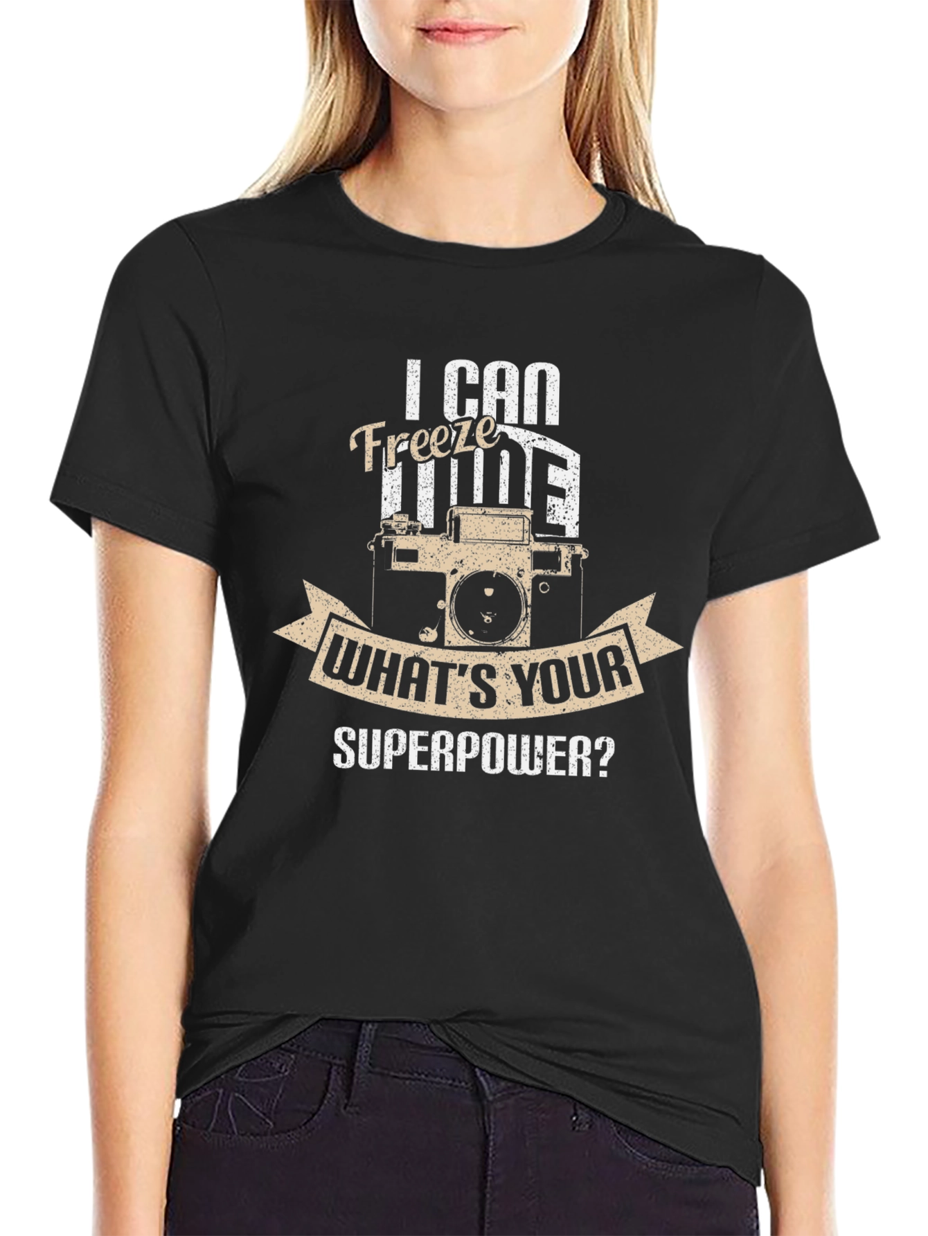 I Can Freeze Time T-Shirt - Photography Superpower Tee