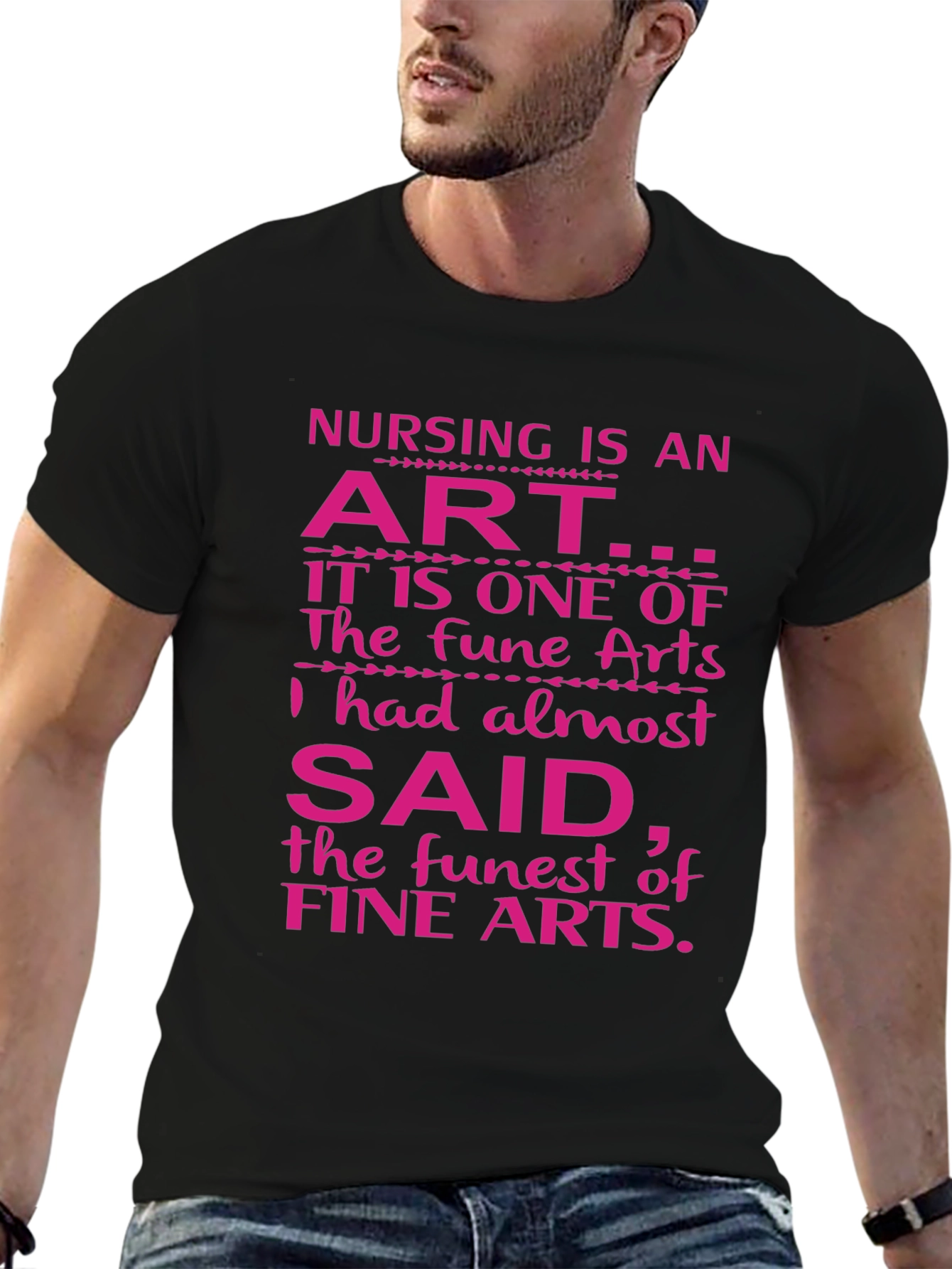 Nursing is an Art Graphic Tee