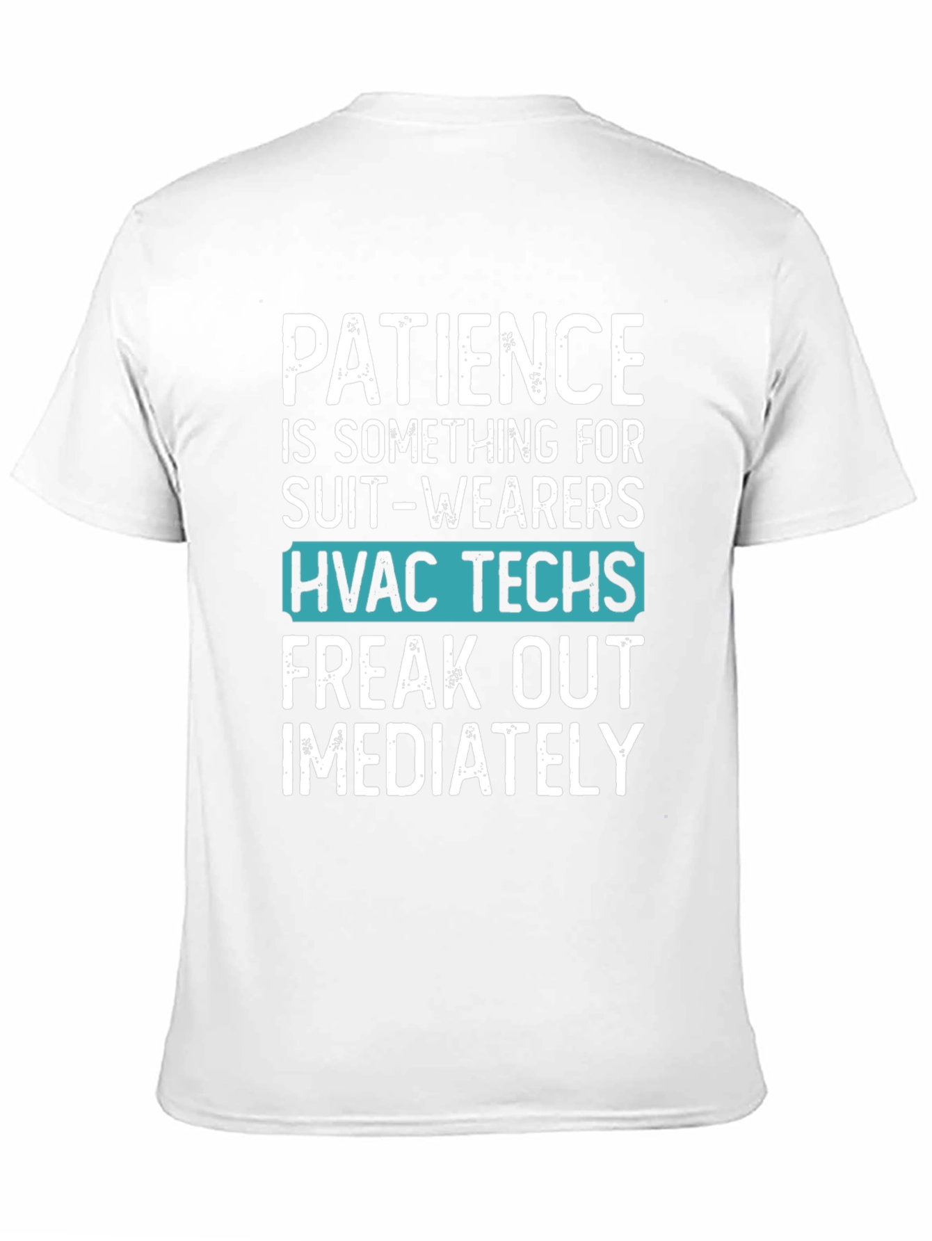 HVAC Techs Patience Graphic Tee - Black