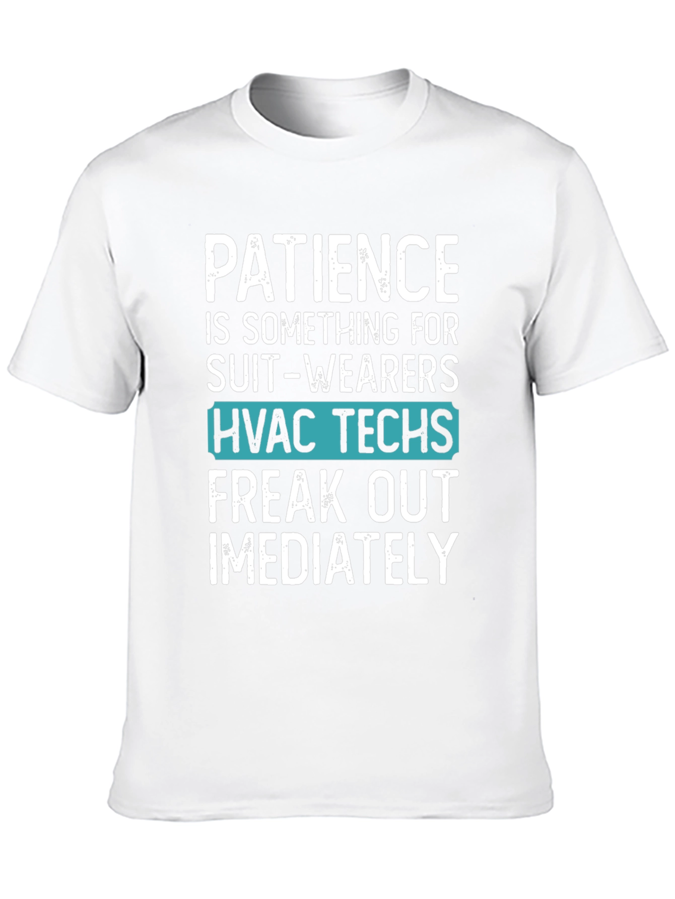 HVAC Techs Patience Graphic Tee - Black