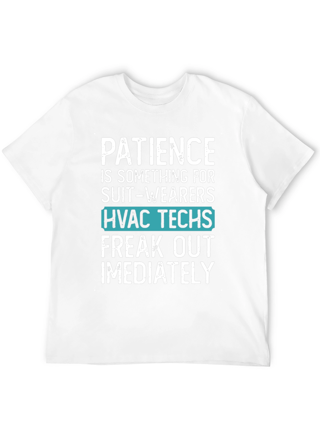 HVAC Techs Patience Graphic Tee - Black