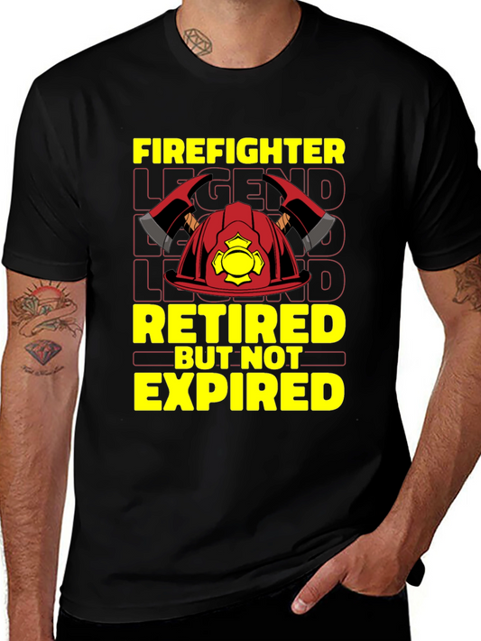 Firefighter Retired Legend Graphic Tee